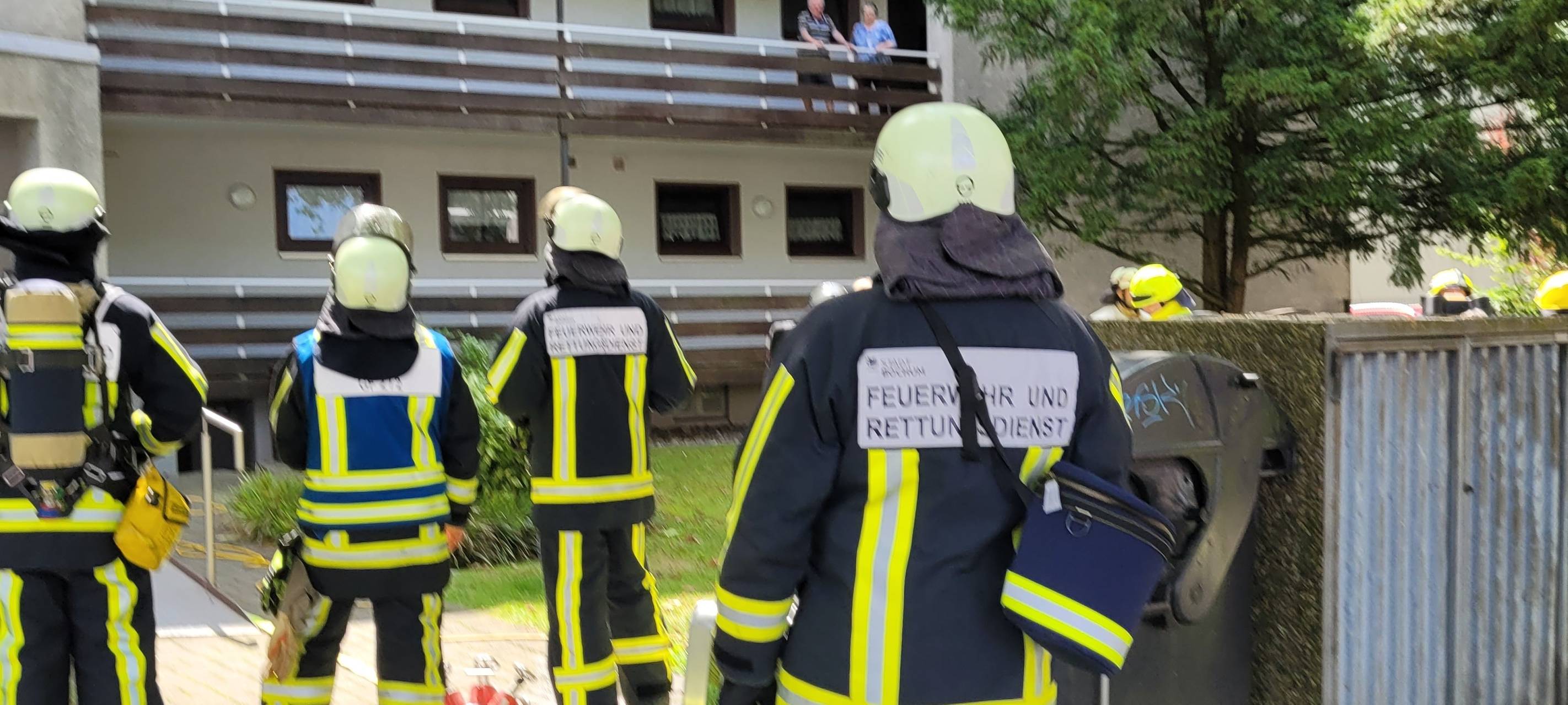 Brand in Bochum Wiemelhausen: Mann in Wohnung zurückgeblieben