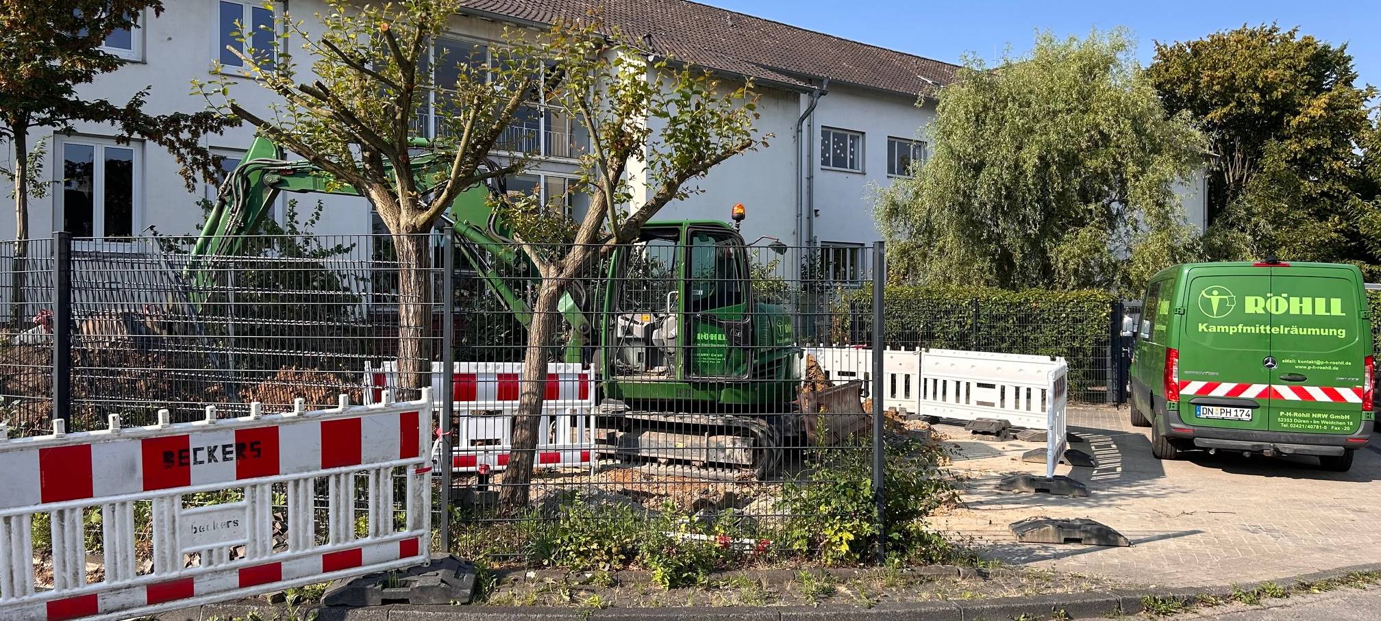 Bombenfund in Bochum-Hofstede am Dienstag (12.8.)