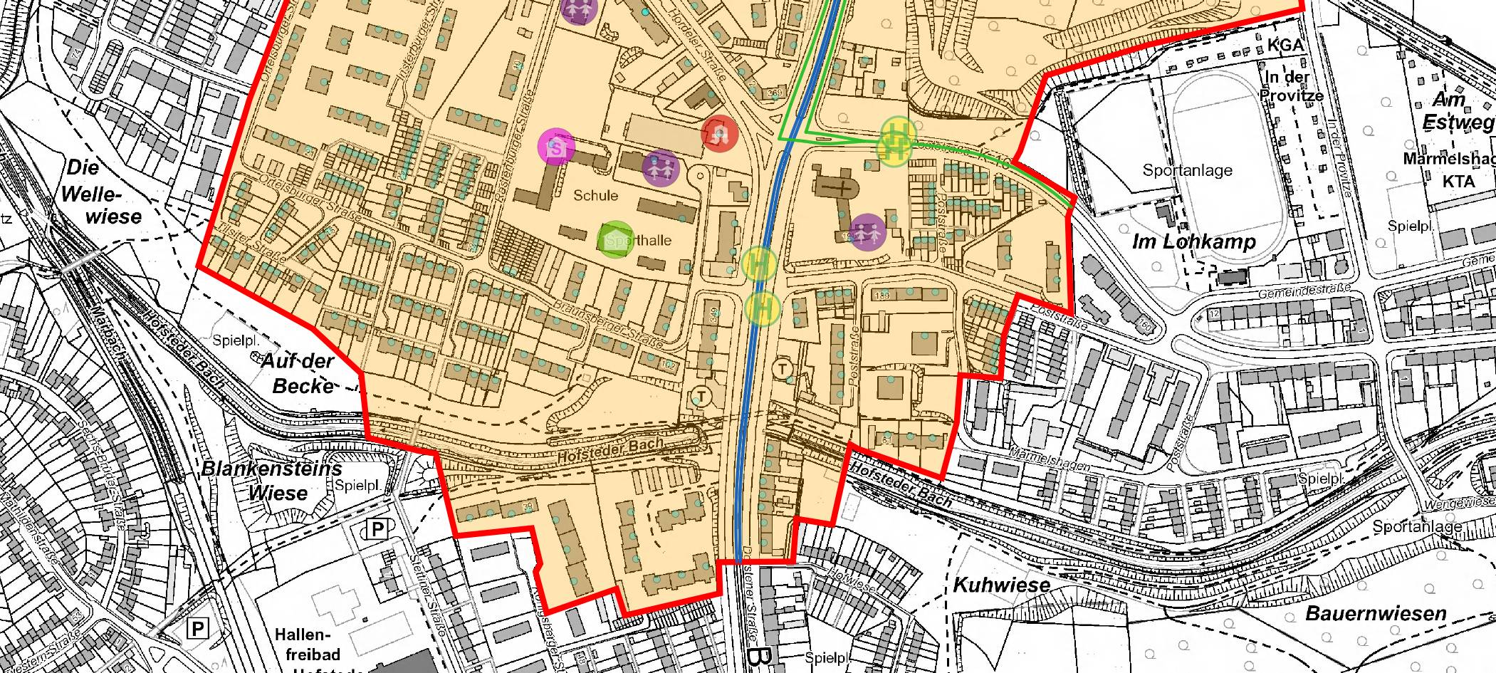 Bombenfund in Bochum-Hofstede am Dienstag (12.8.)