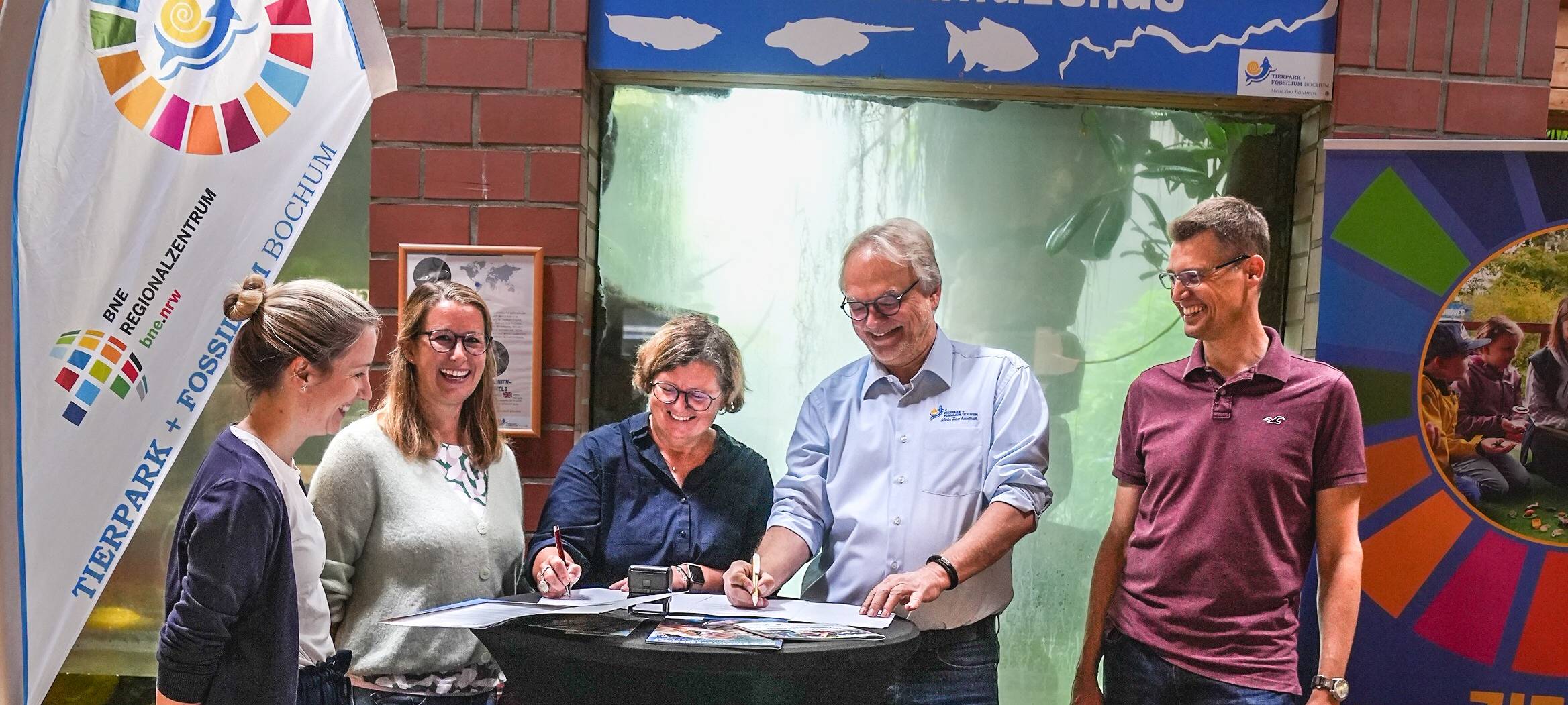 Tierpark Bochum und Märkisches Gymnasium Wattenscheid vertiefen Zusammenarbeit
