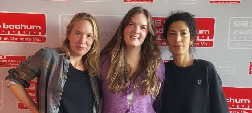 ...Sandra Schulz und Sara Magielka