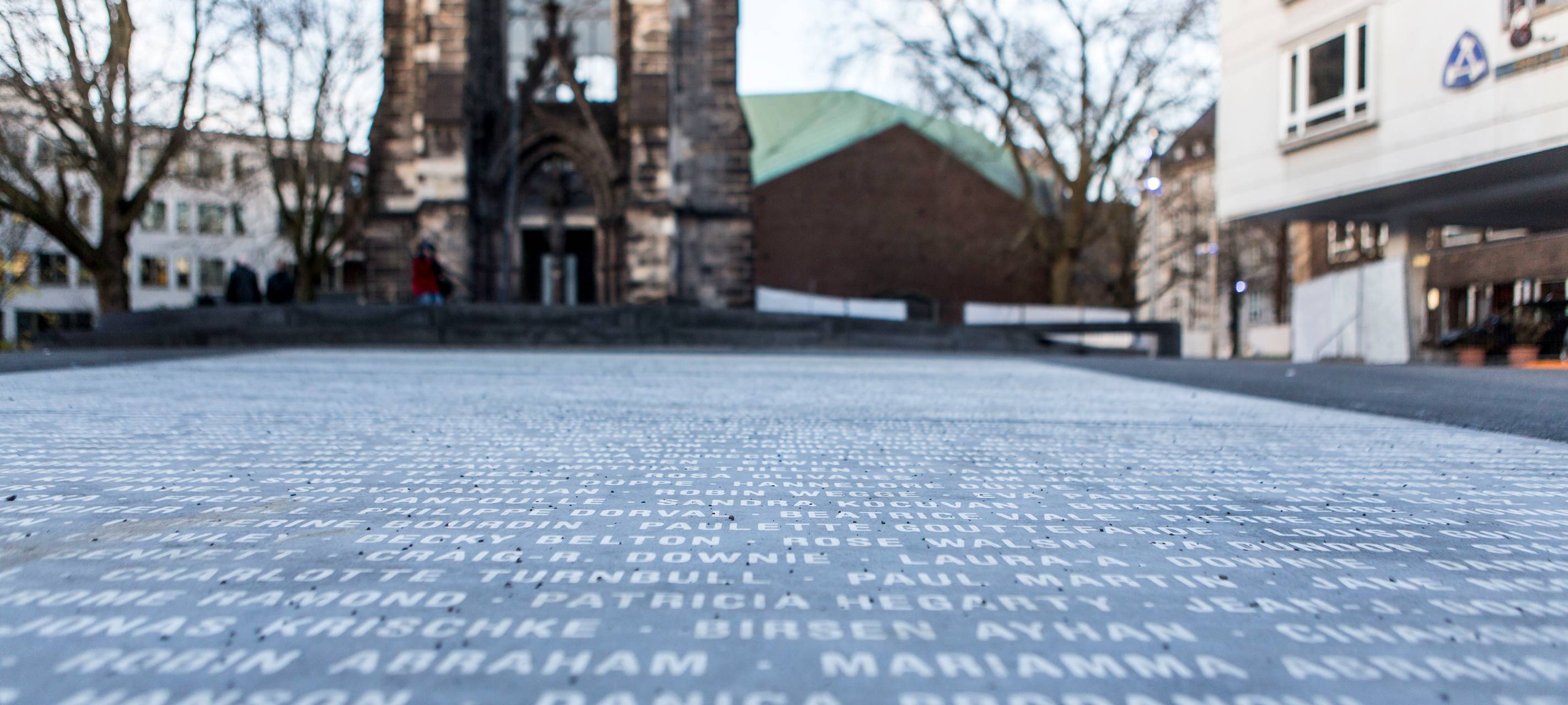 Fußmarsch für ukrainische Kriegsopfer über Bochum