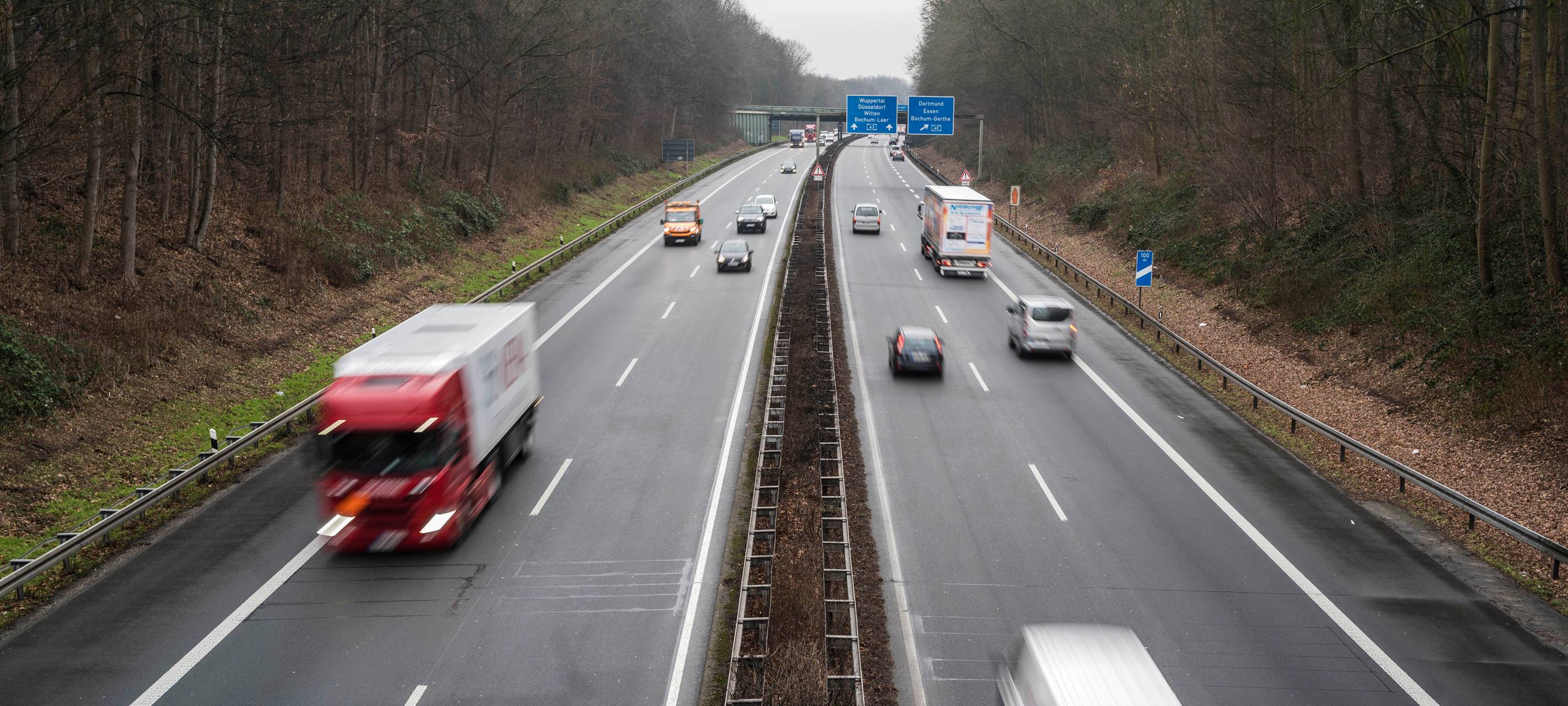 A43 bei Bochum gesperrt