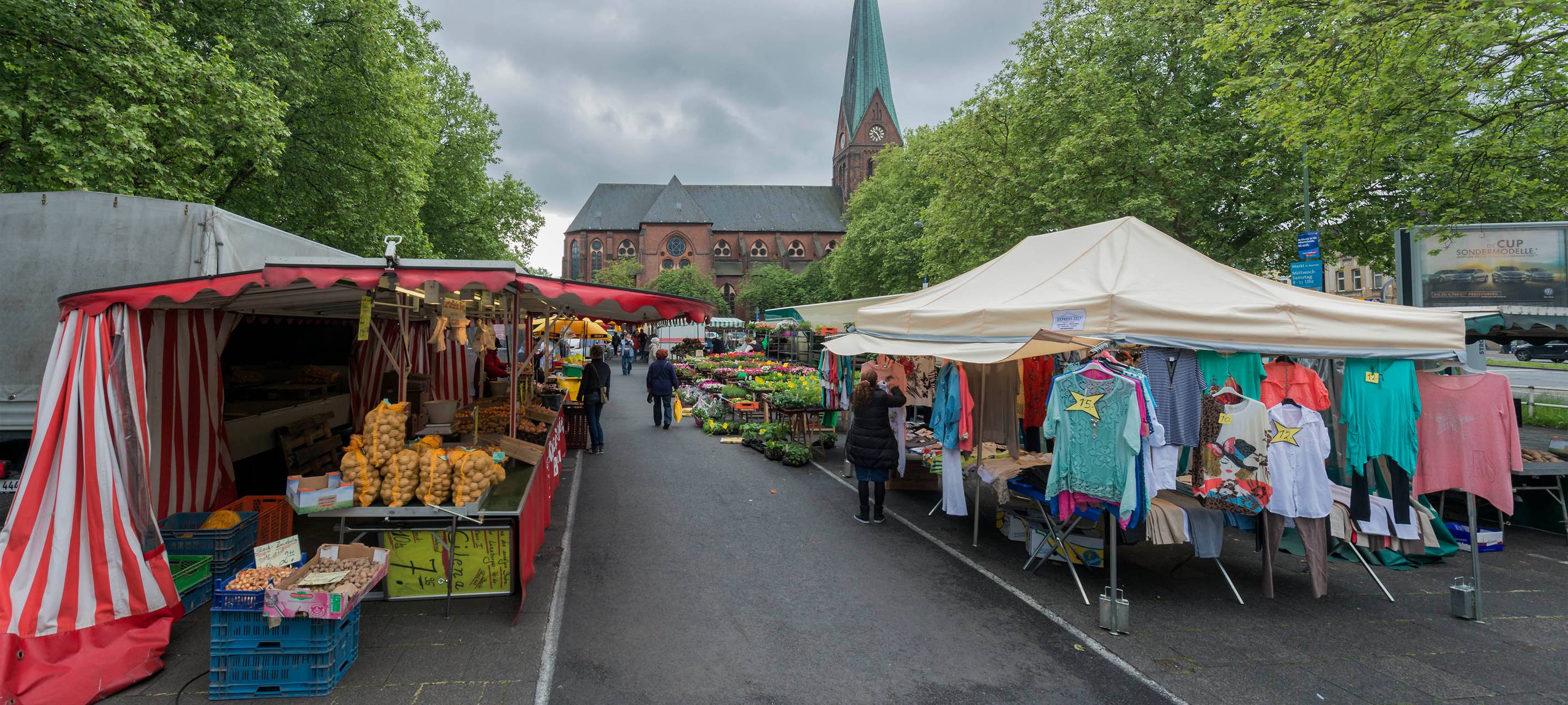 Sanierung des Marktplatzes in Bochum-Riemke
