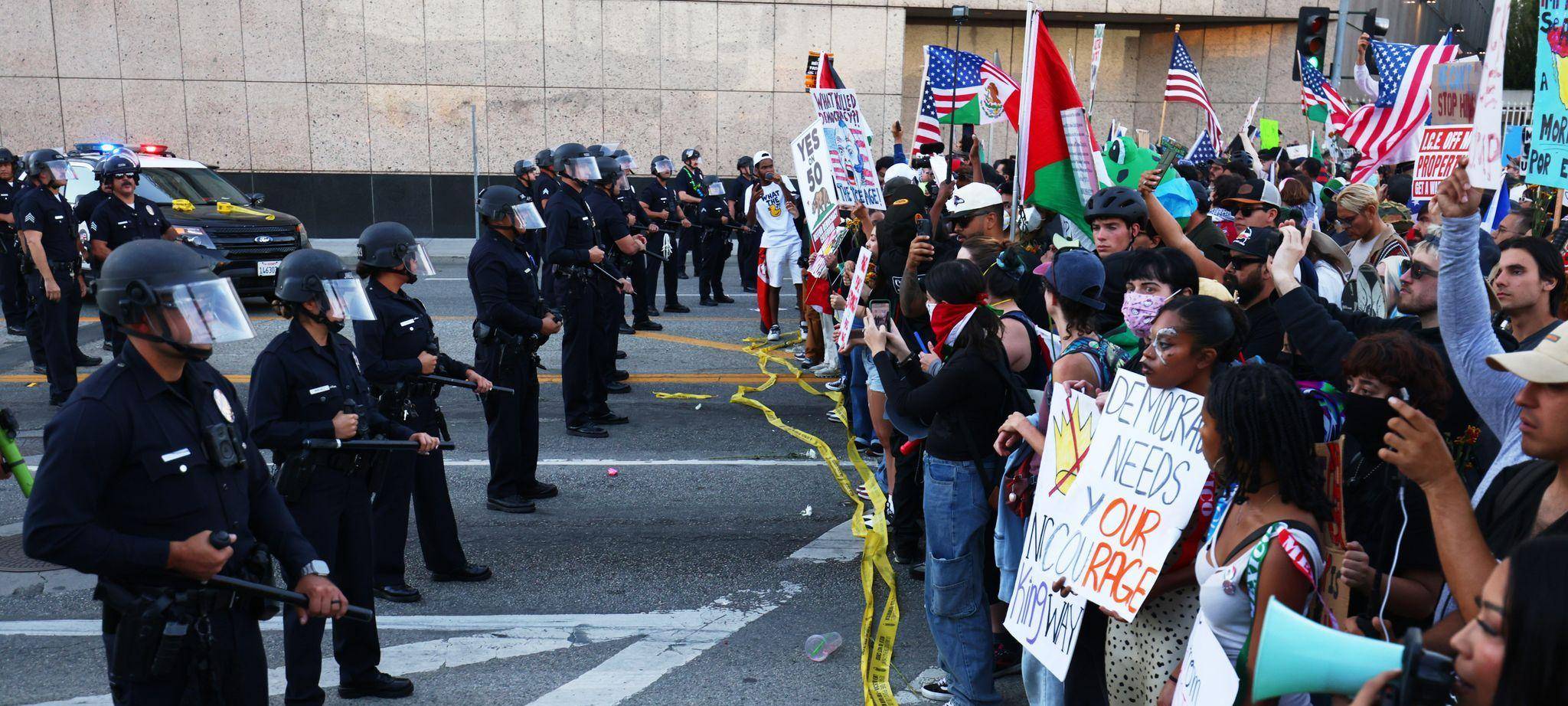 «No Kings»-Demonstrationen - Los Angeles