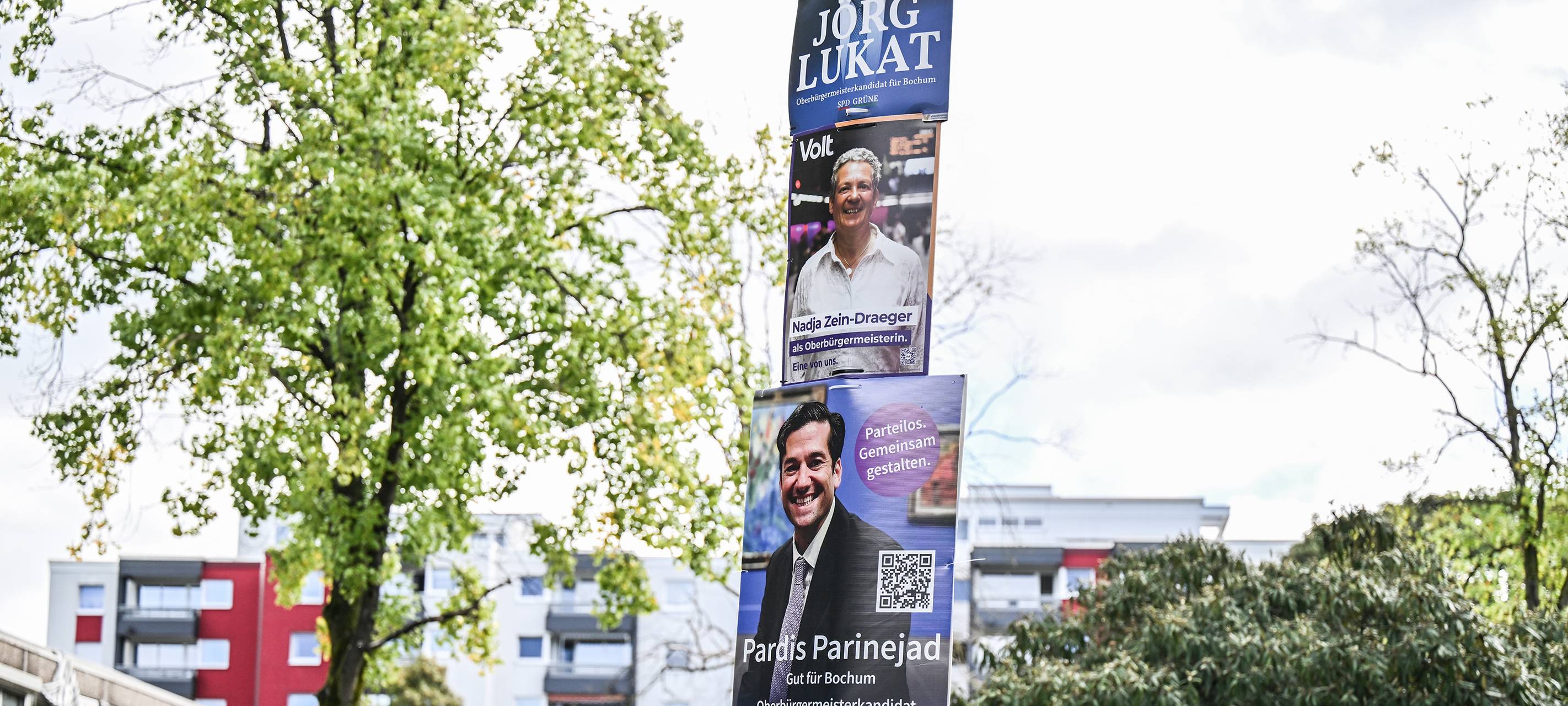 Frist für das Abhängen der Wahlplakate in Bochum abgelaufen