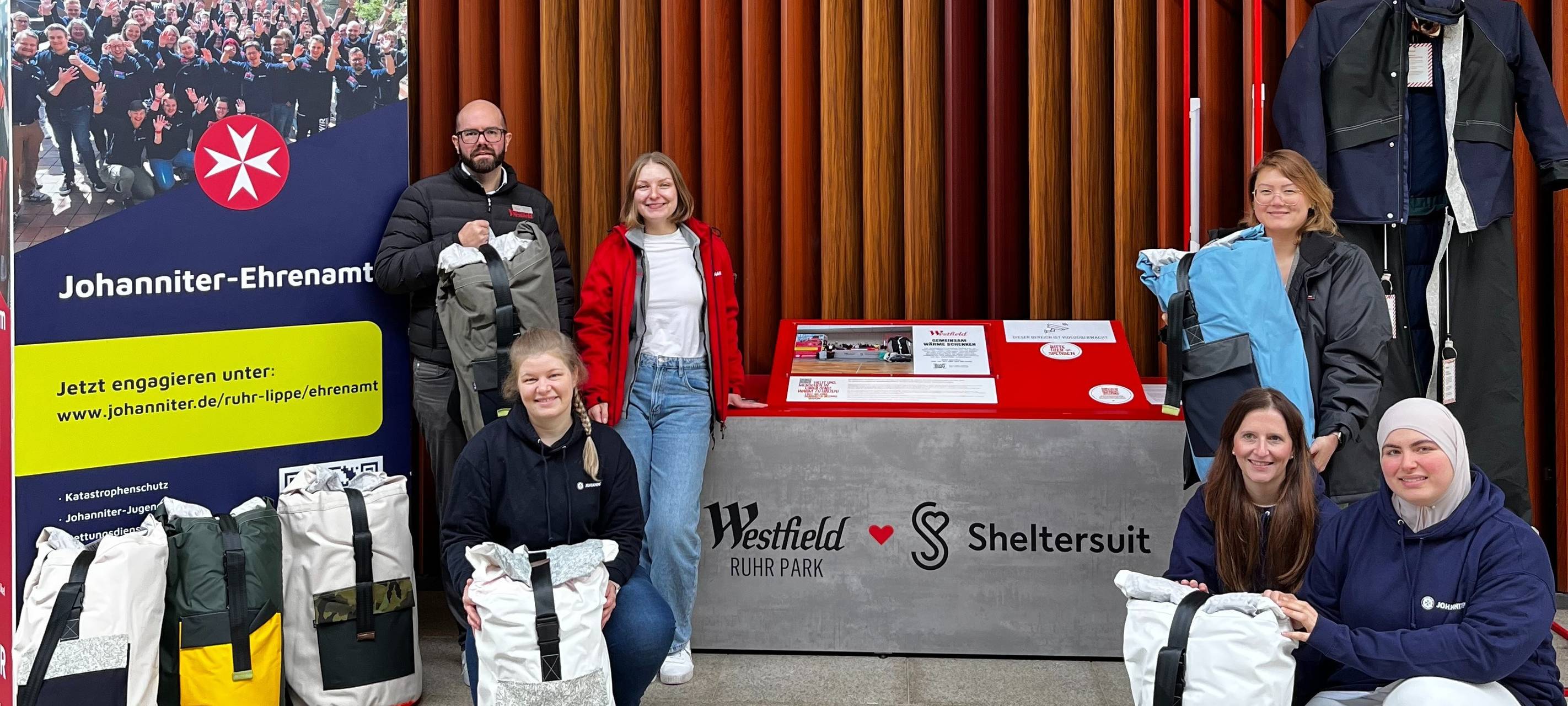 Spendenaktion im Westfield Ruhr Park in Bochum