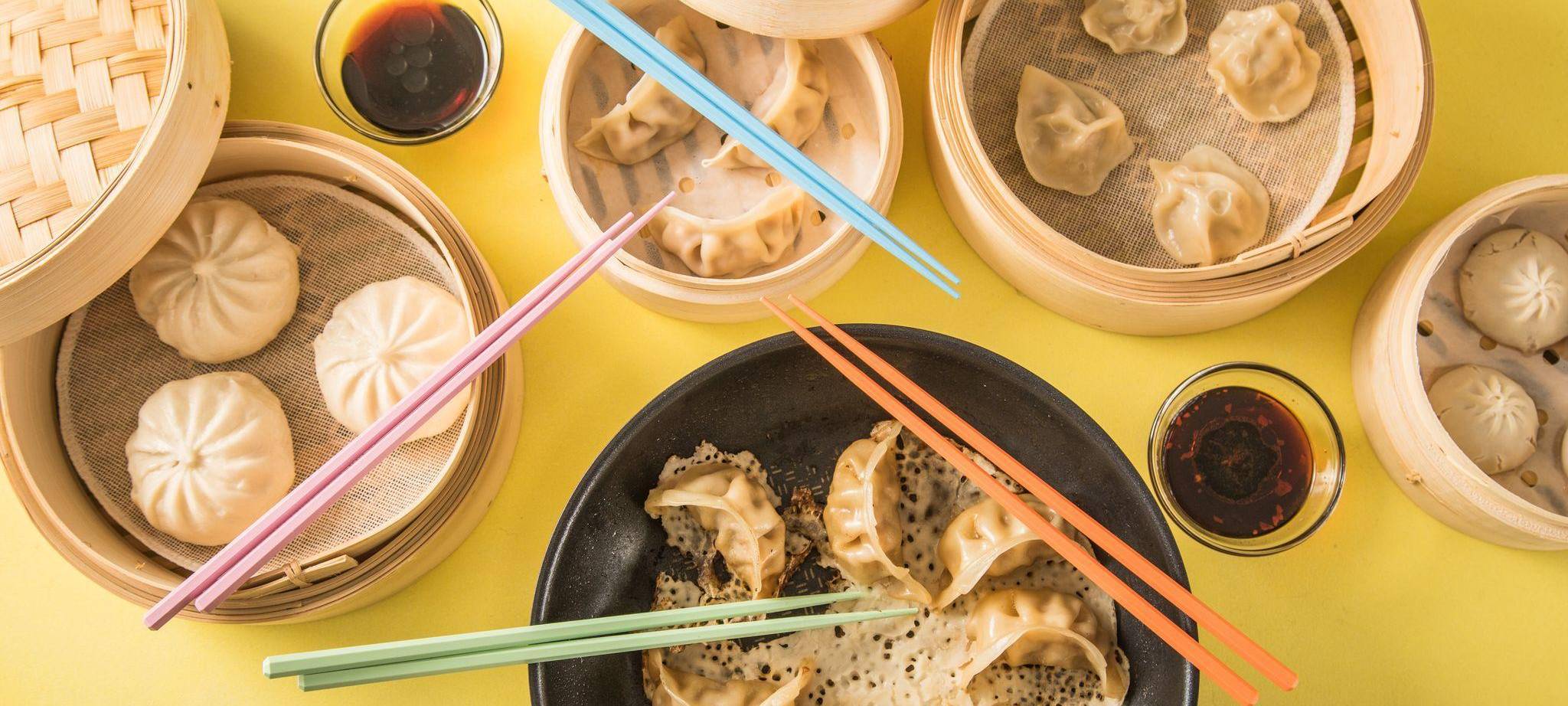 Asiatische Teigtaschen