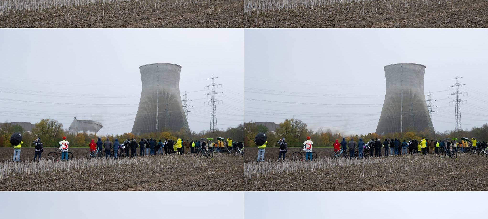 Sprengung Kühltürme Kernkraftwerk Gundremmingen