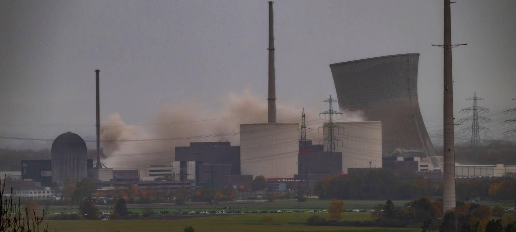 Sprengung Kühltürme Kernkraftwerkes Gundremmingen