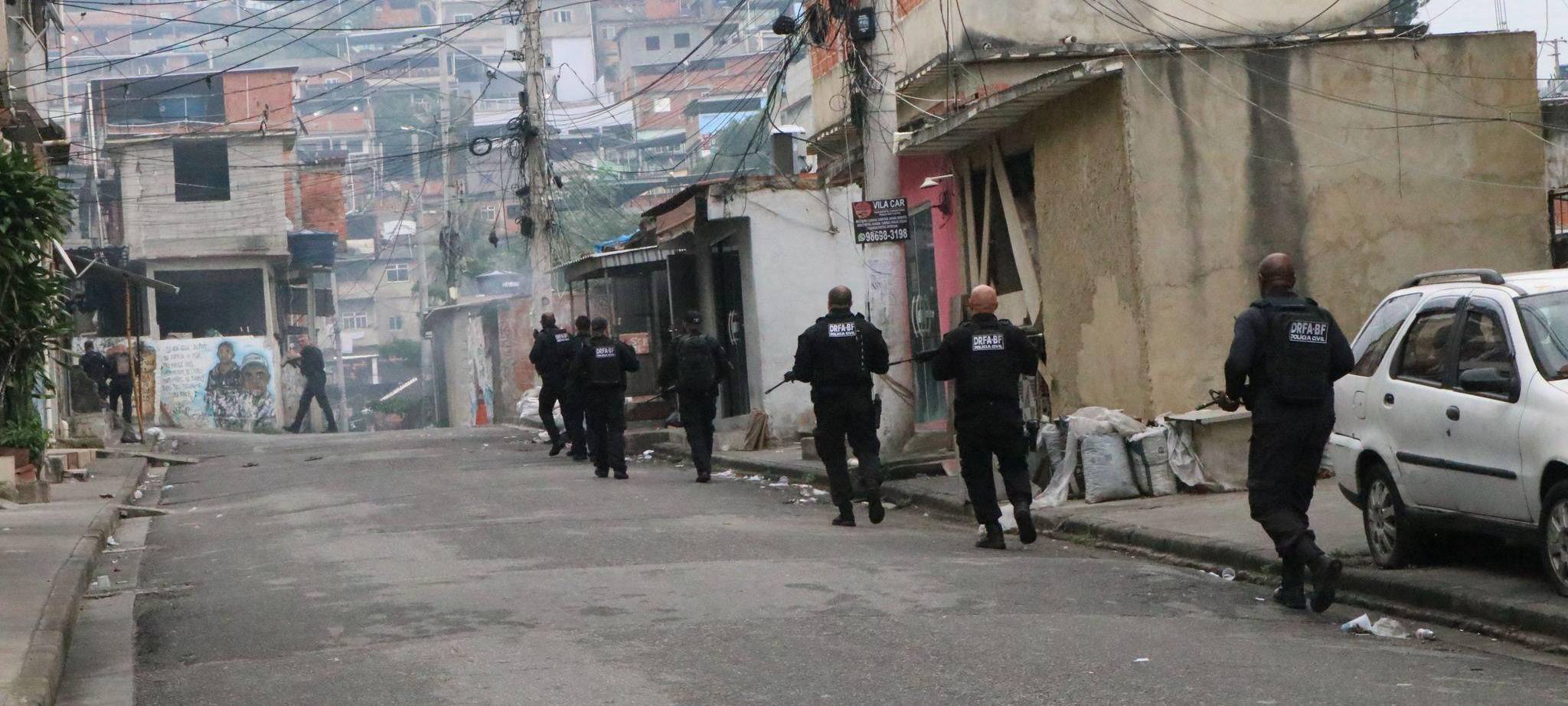 Polizeieinsatz in Favelas in Rio de Janeiro