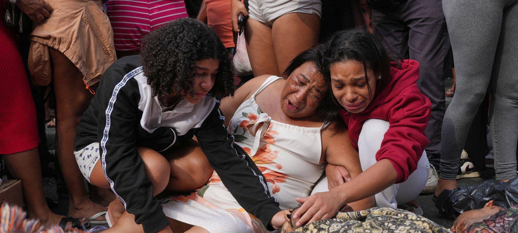 Nach Polizeieinsatz in Favelas in Rio de Janeiro