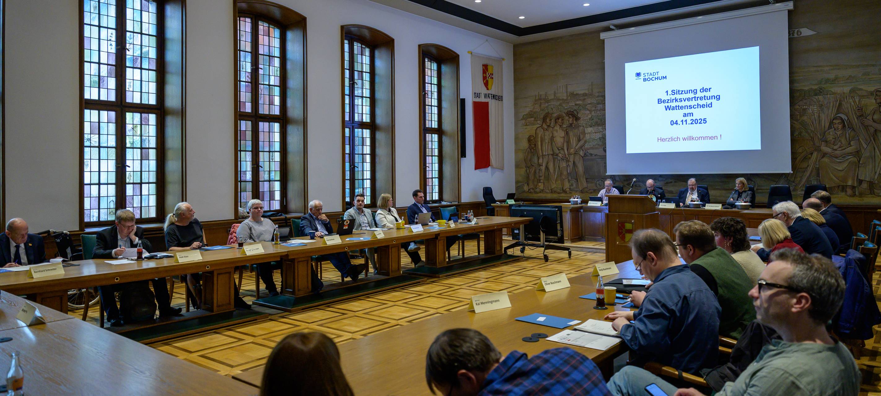 Bezirksvertretungen in Bochum kommen zusammen