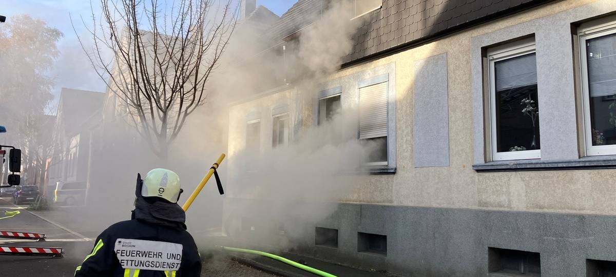 Küchenbrand in Bochum-Werne