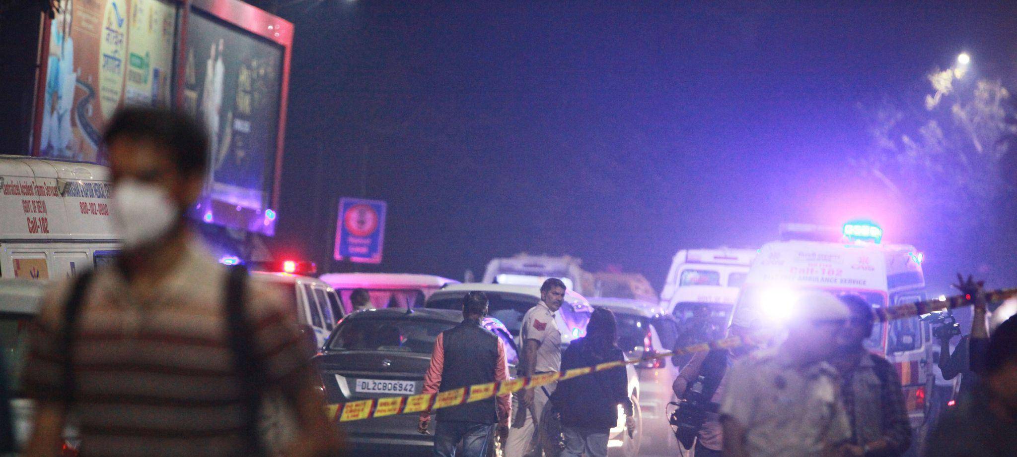 Autoexplosion in Neu Delhi