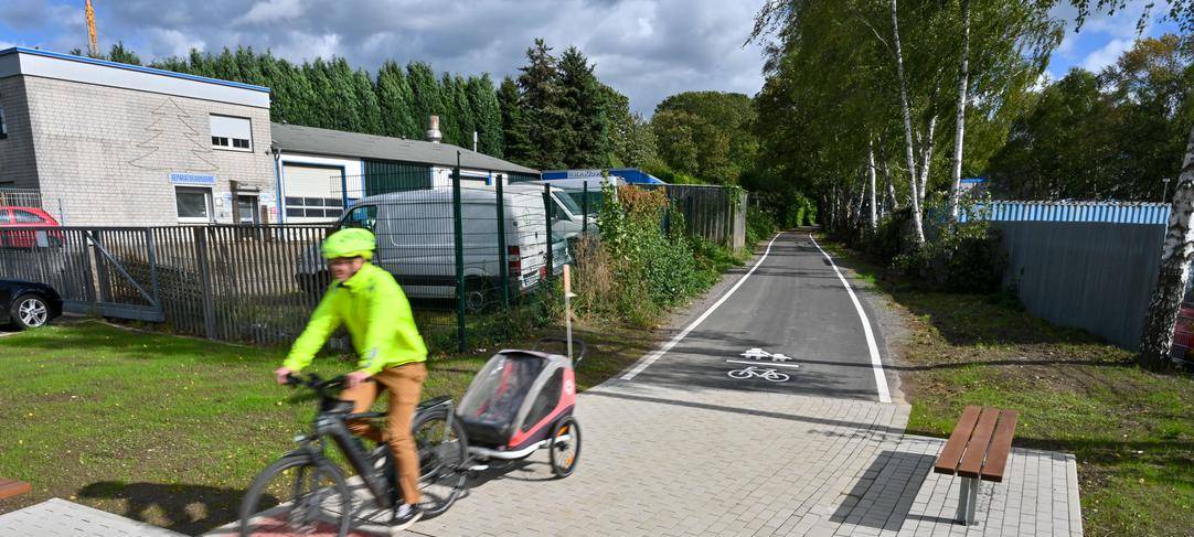 Bau der Lothringerbrücke in Bochum