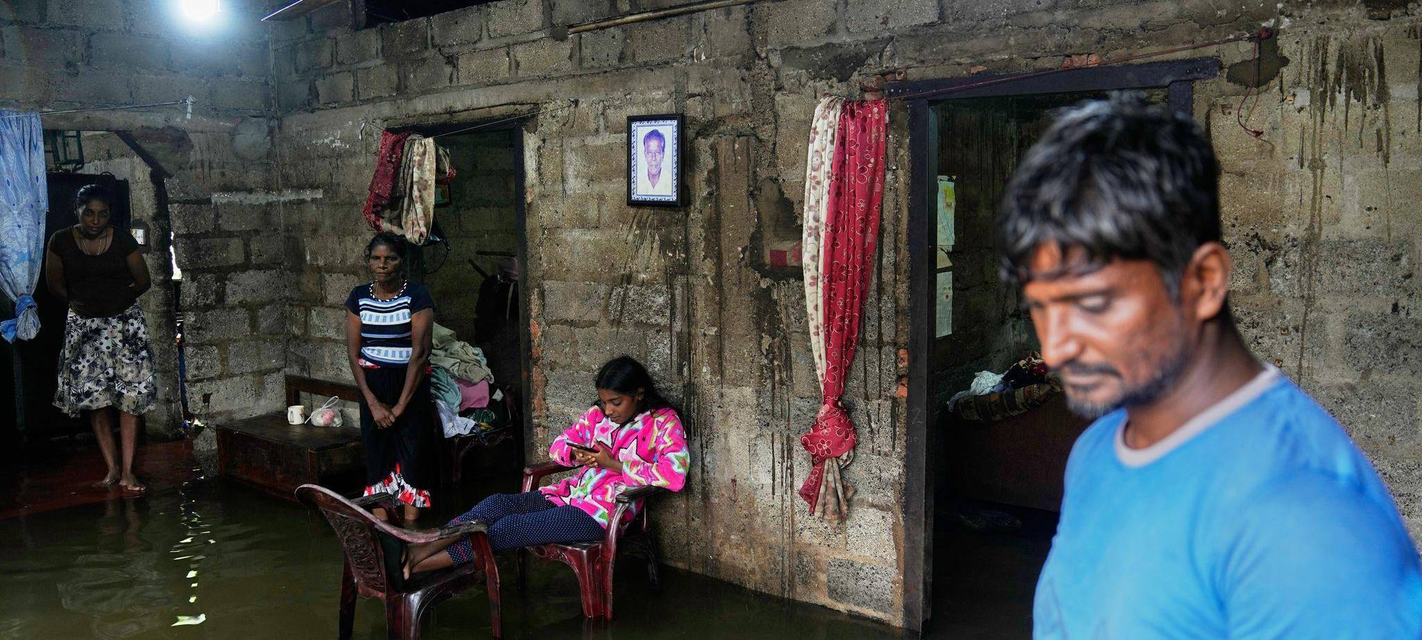 Überschwemmungen in Sri Lanka