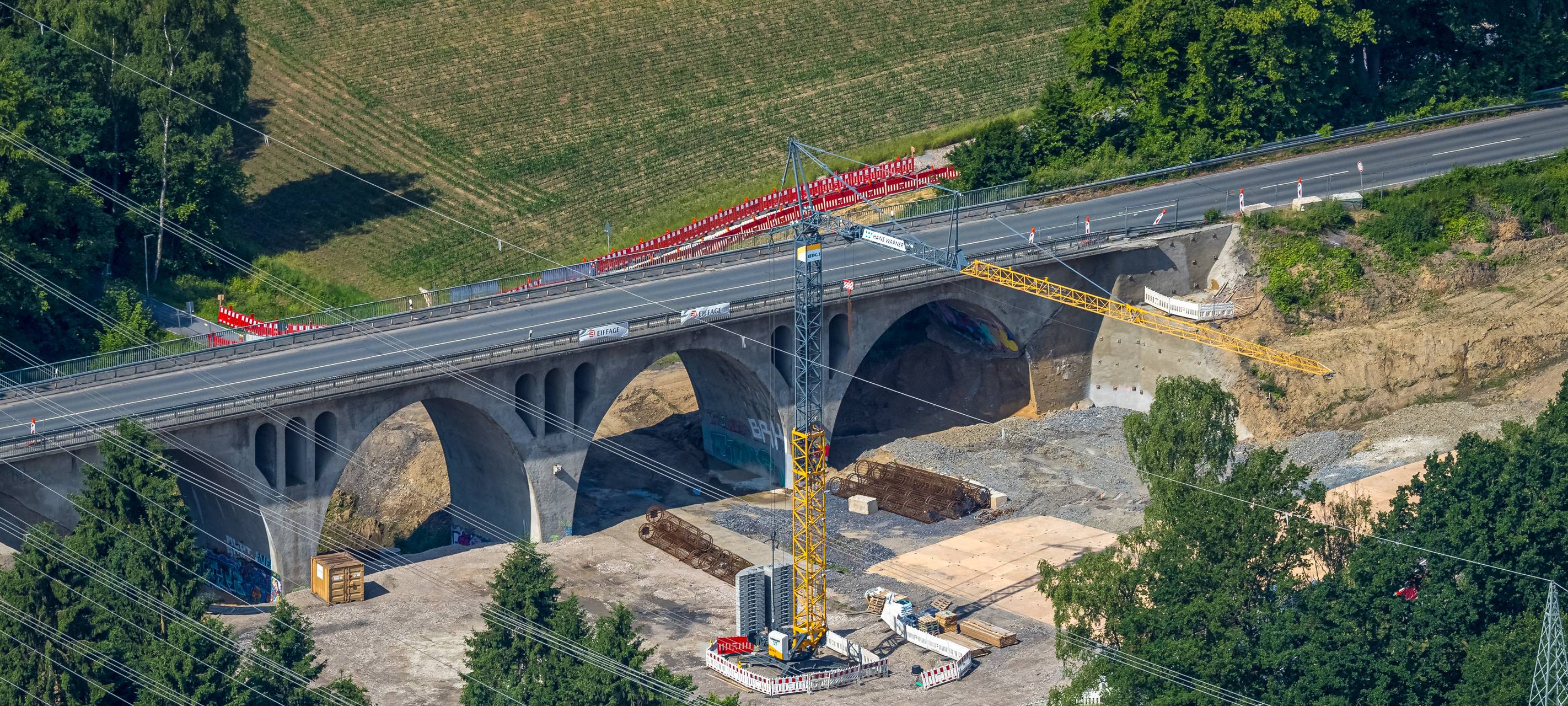 Autobahnsperre A43/A448