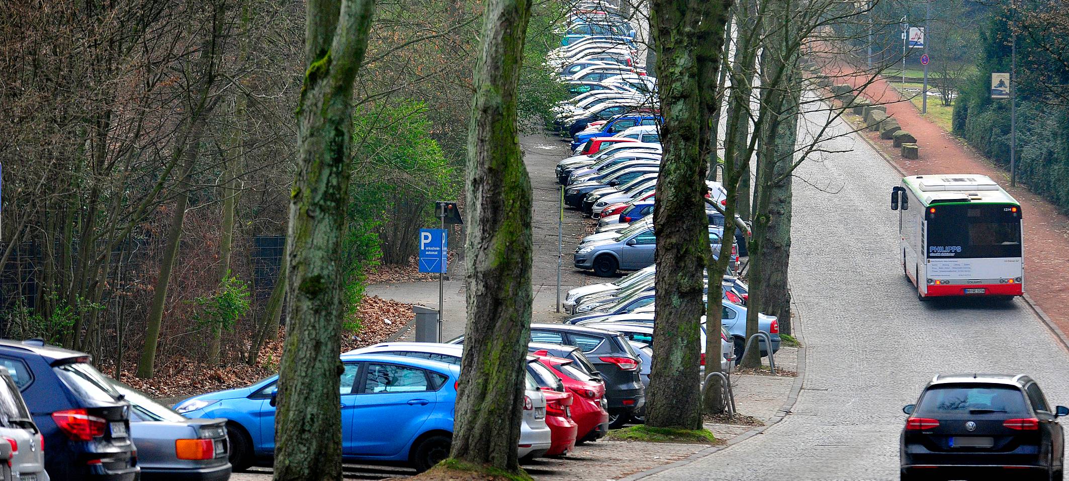 Vollsperrung der Klinikstraße in Bochum