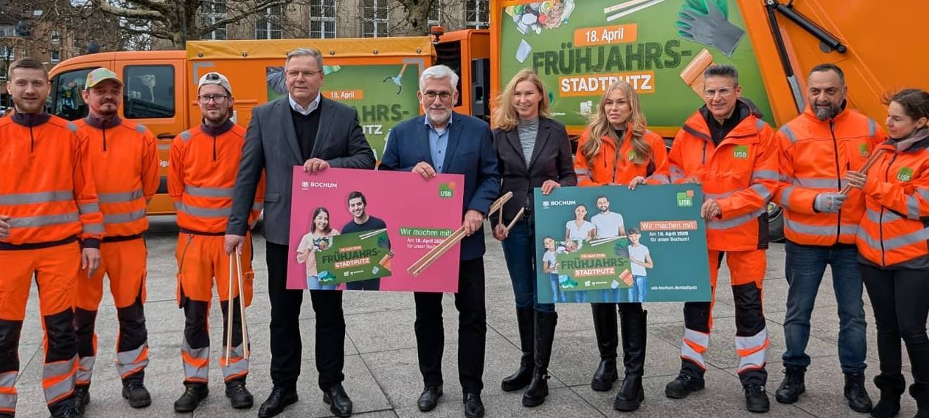 Frühjahrs-Stadtputz in Bochum