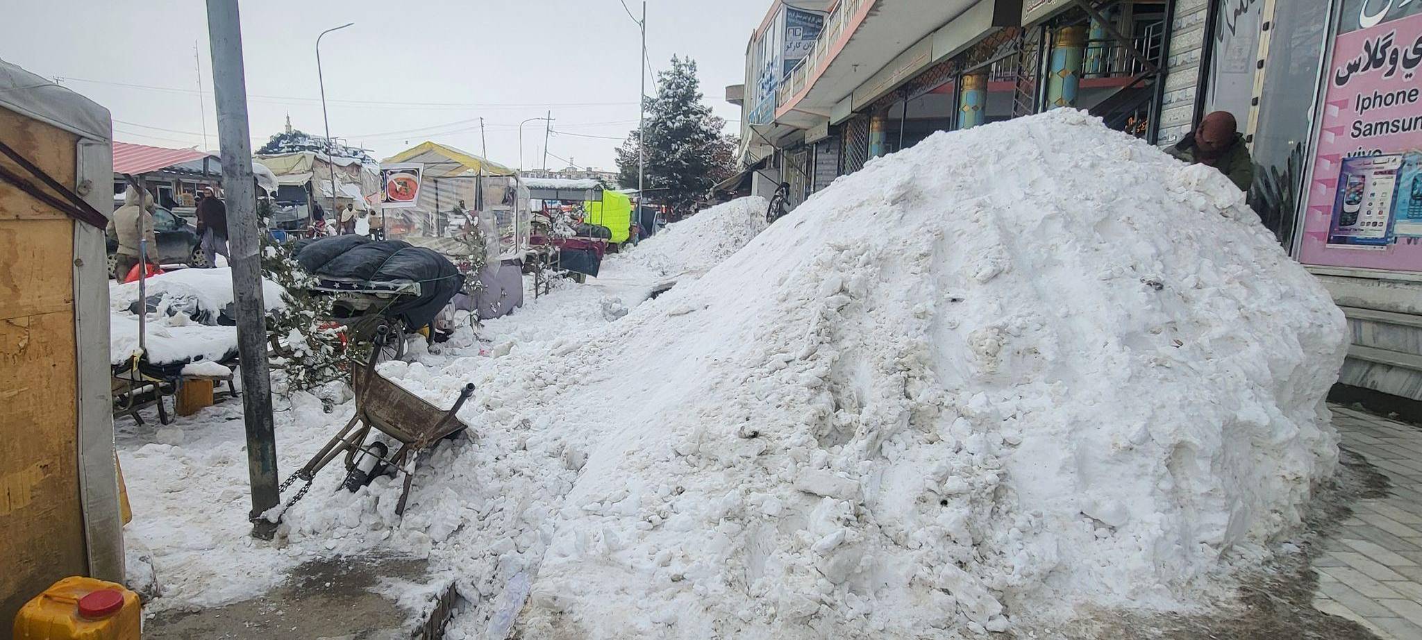 Winterwetter in Afghanistan