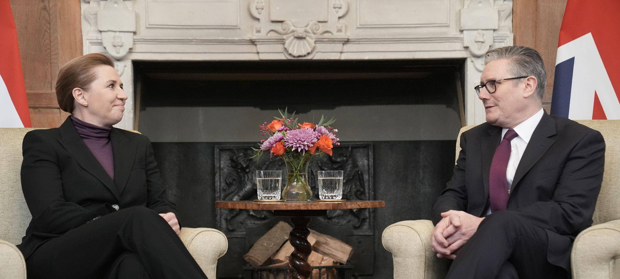 Mette Frederiksen und Keir Starmer