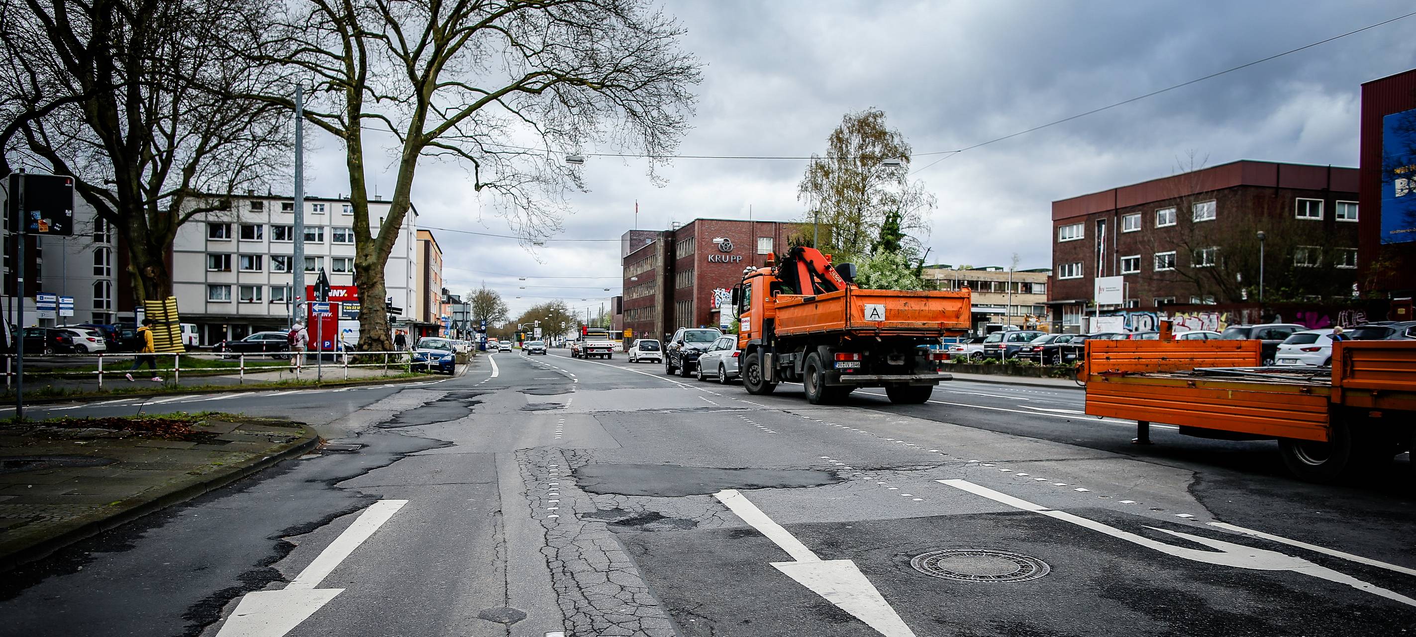 Änderung an Verkehrsführung an Kreuzung in Bochum
