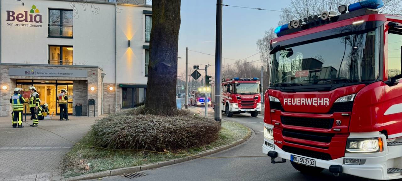 Ammoniak-Alarm im Bochumer Seniorenheim Belia