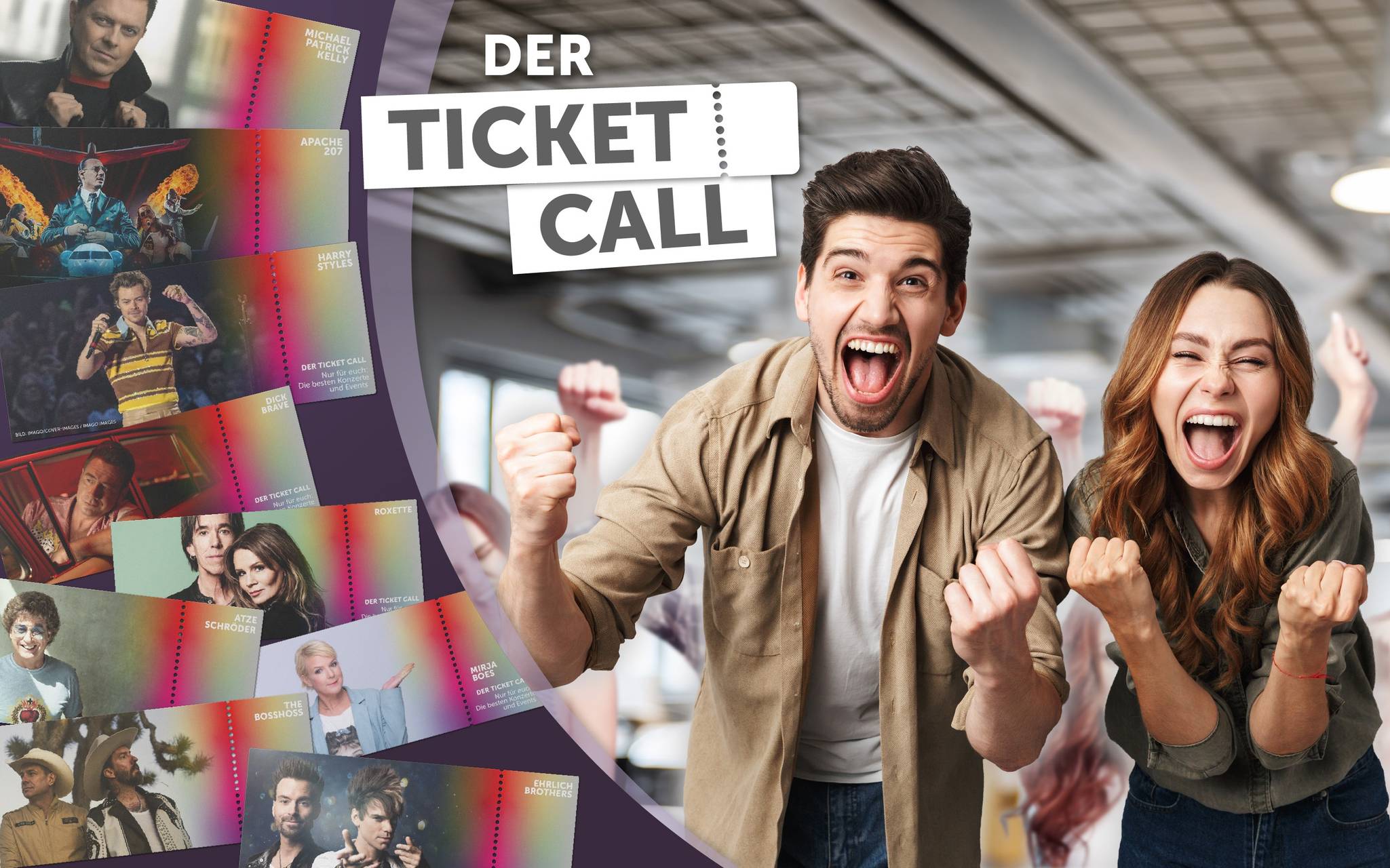 Der Ticket Call – Radio an und ab zu besten Events