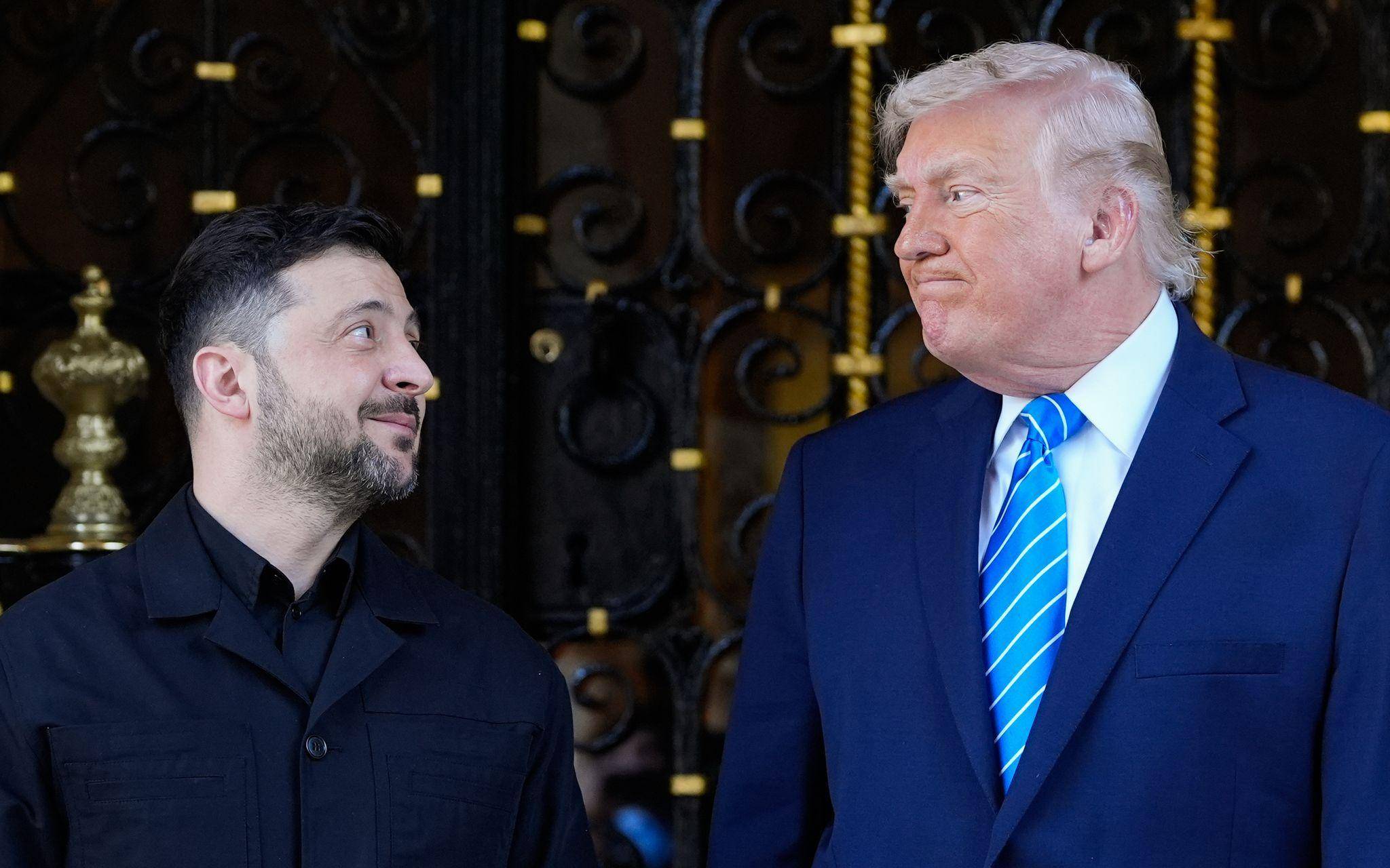 US-Präsident Trump empfängt Präsident Selenskyj in Florida