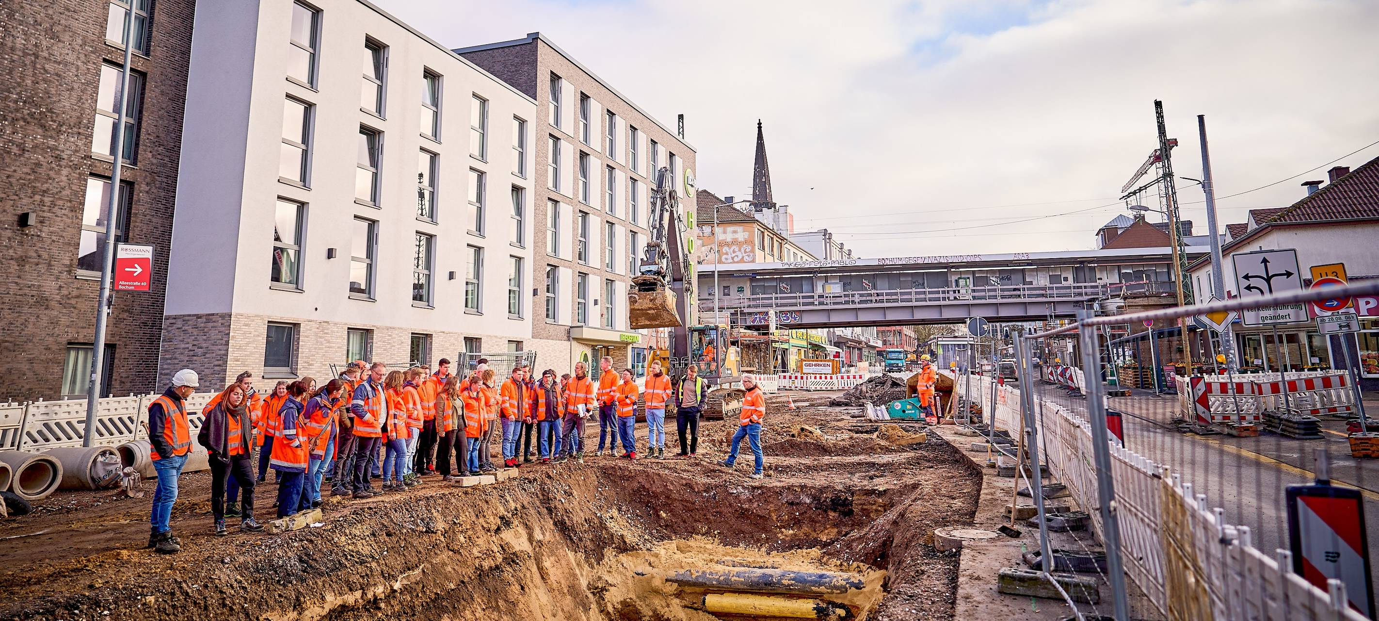 Umbau der Alleestraße: Bochum setzt auf innovative Schwammstadt-Technik