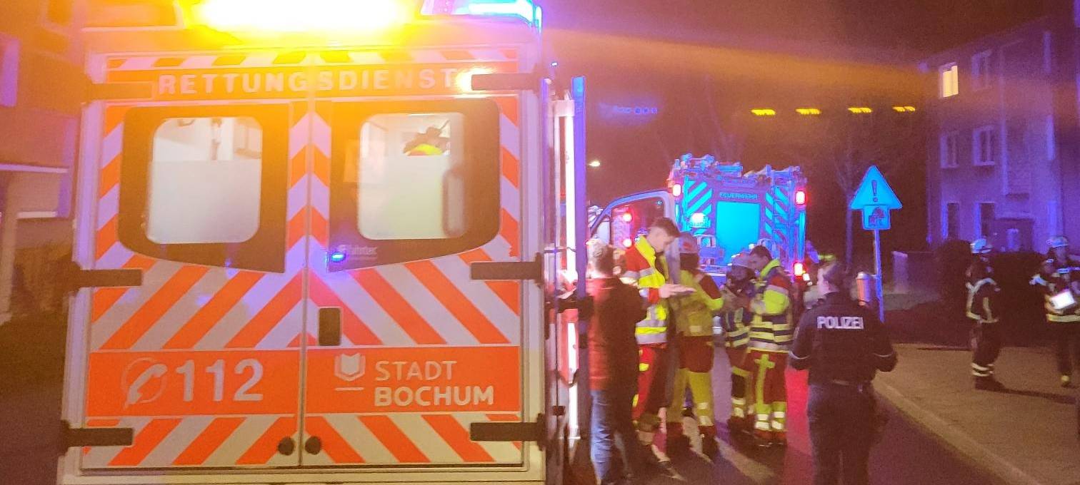 Feuerwehr Bochum: Wohnungsbrand in Günnigfeld