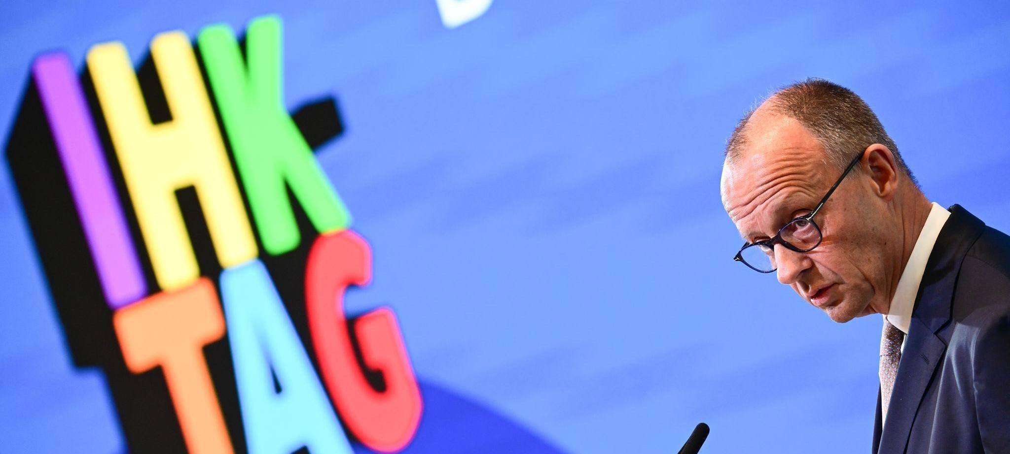 Merz bei IHK-Tag Berlin
