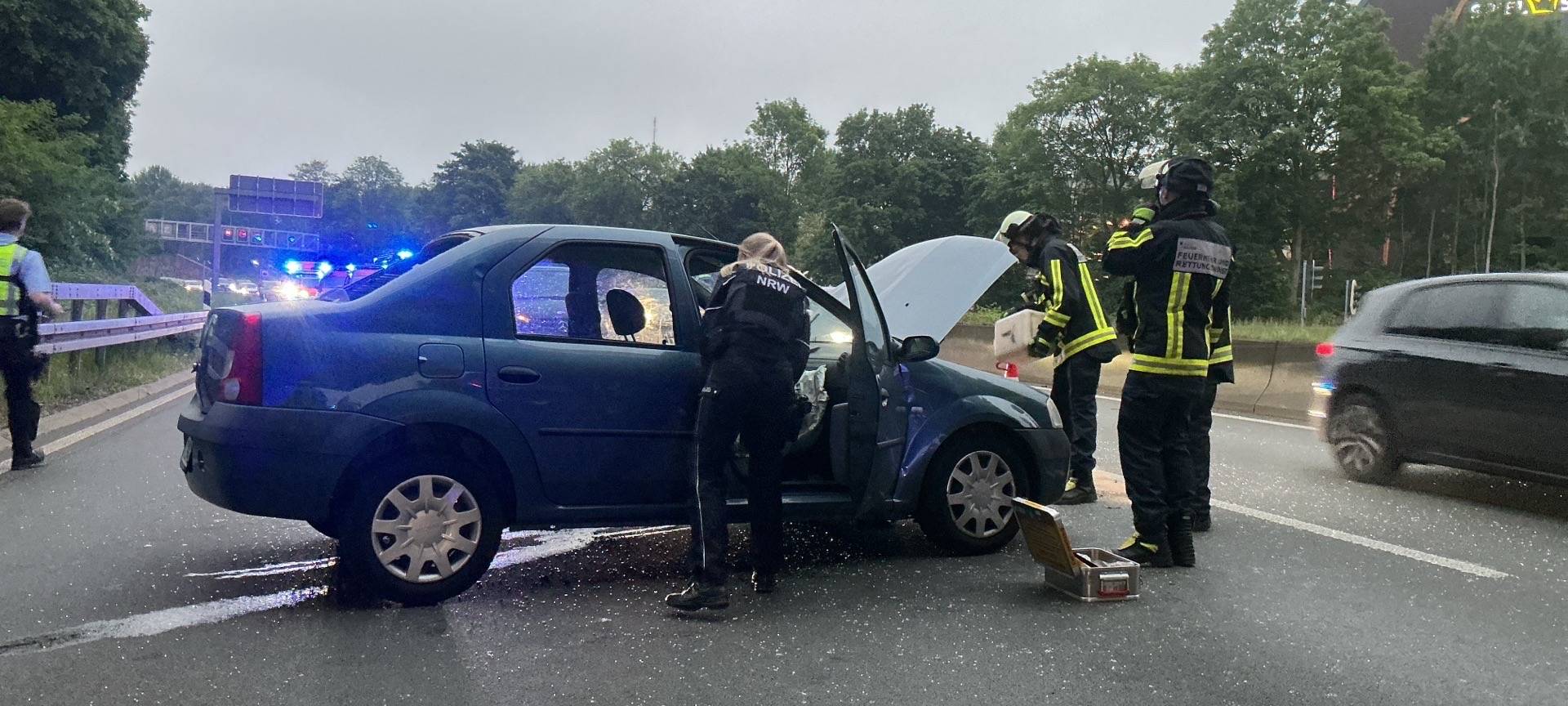 A40 in Bochum: Verzögerungen am Mittwochmorgen