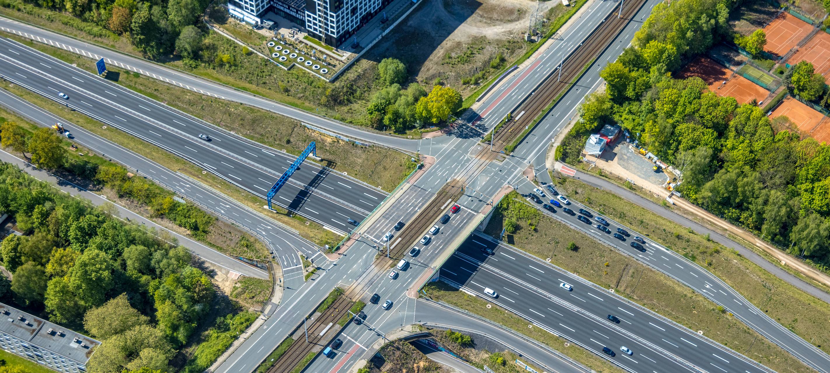 Arbeiten an A448-Ausfahrt Bochum-Wiemelhausen pausieren