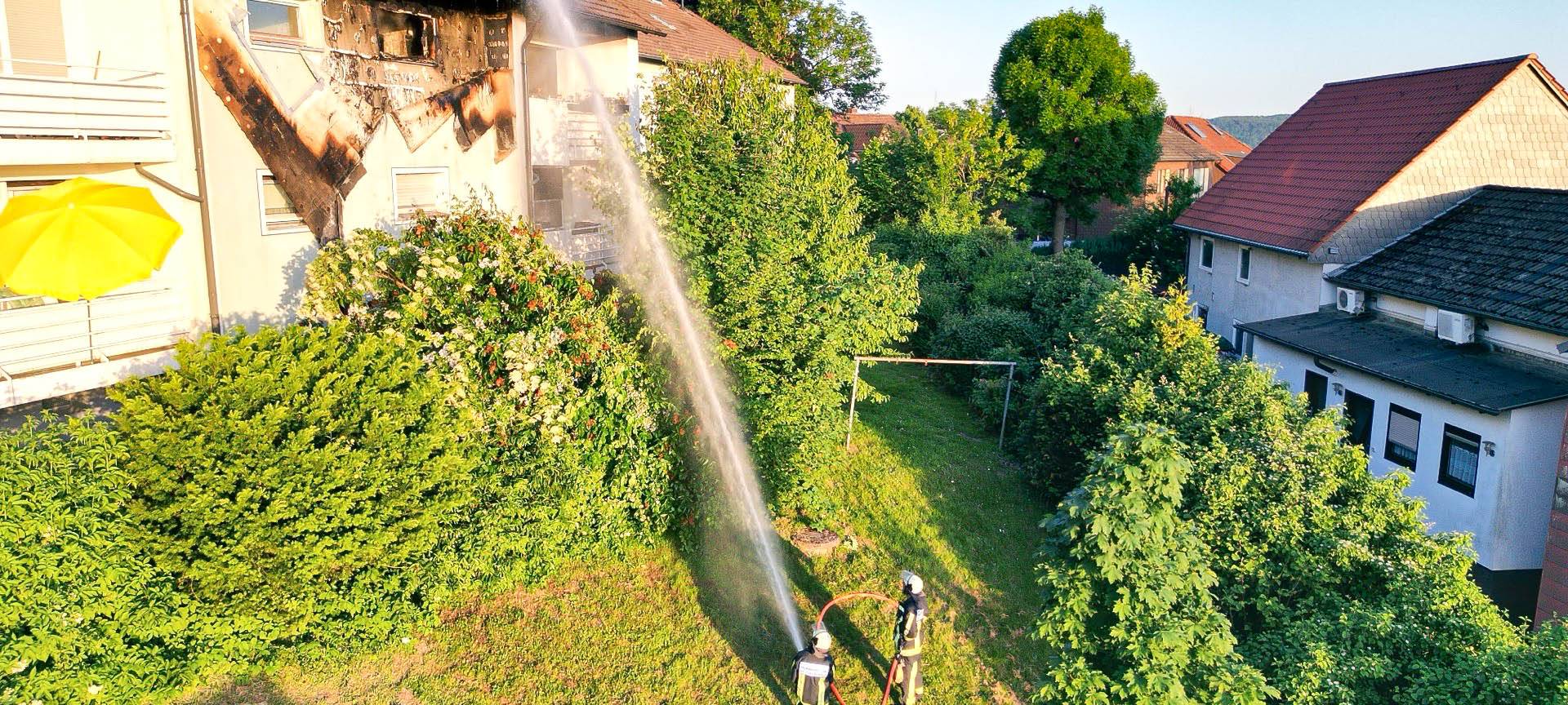Brand in Küche in Bochum-Dahlhausen