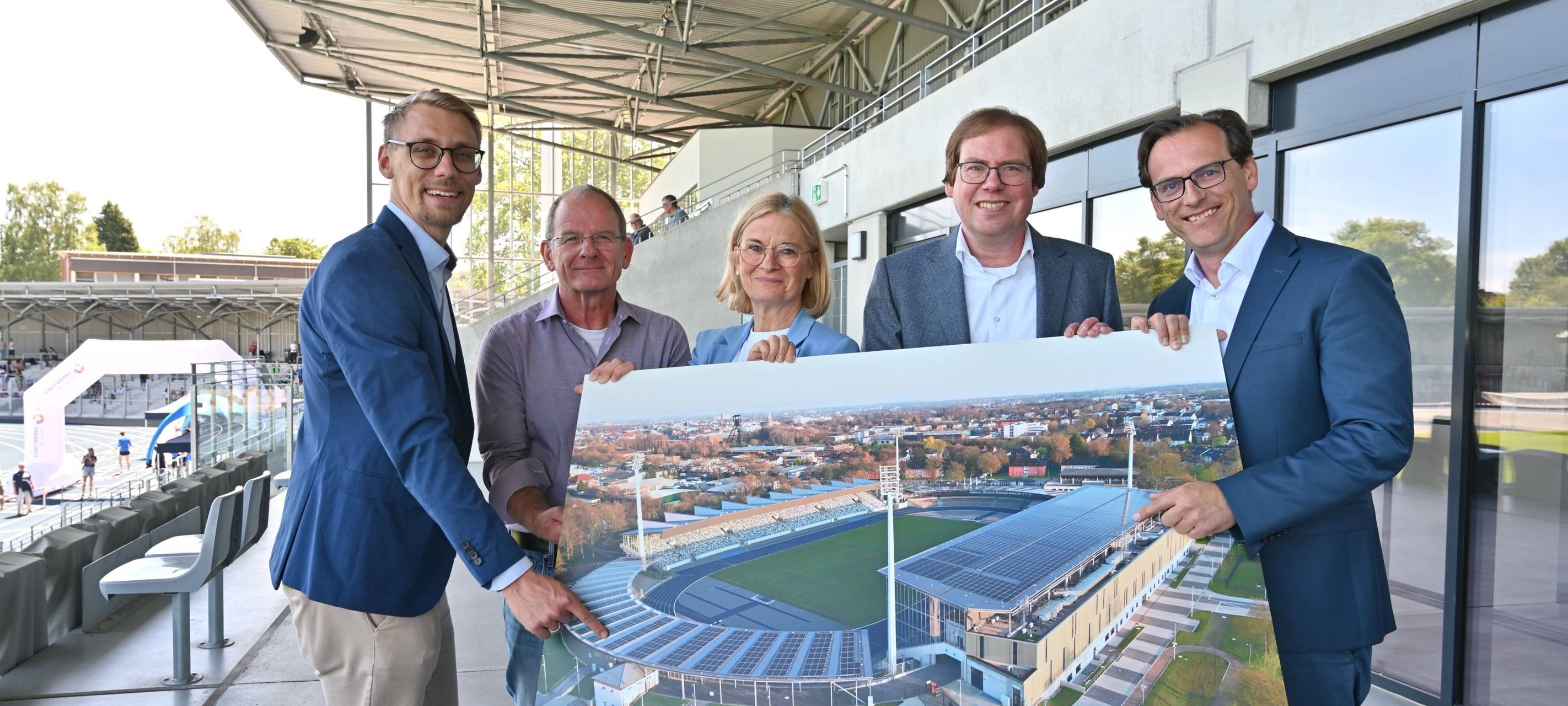 Klimafreundlicher Strom in Bochum - größte städtische PV-Anlage