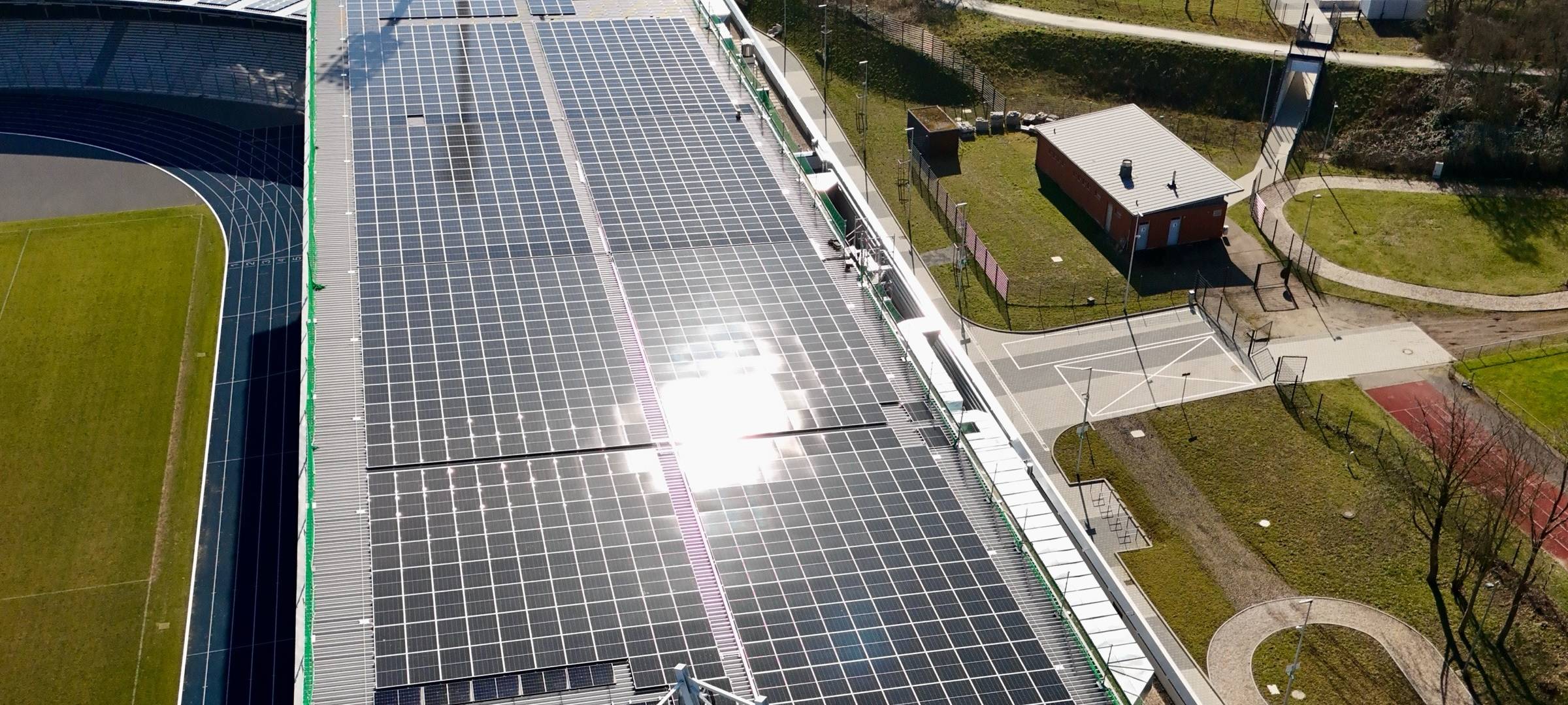 Klimafreundlicher Strom in Bochum - größte städtische PV-Anlage