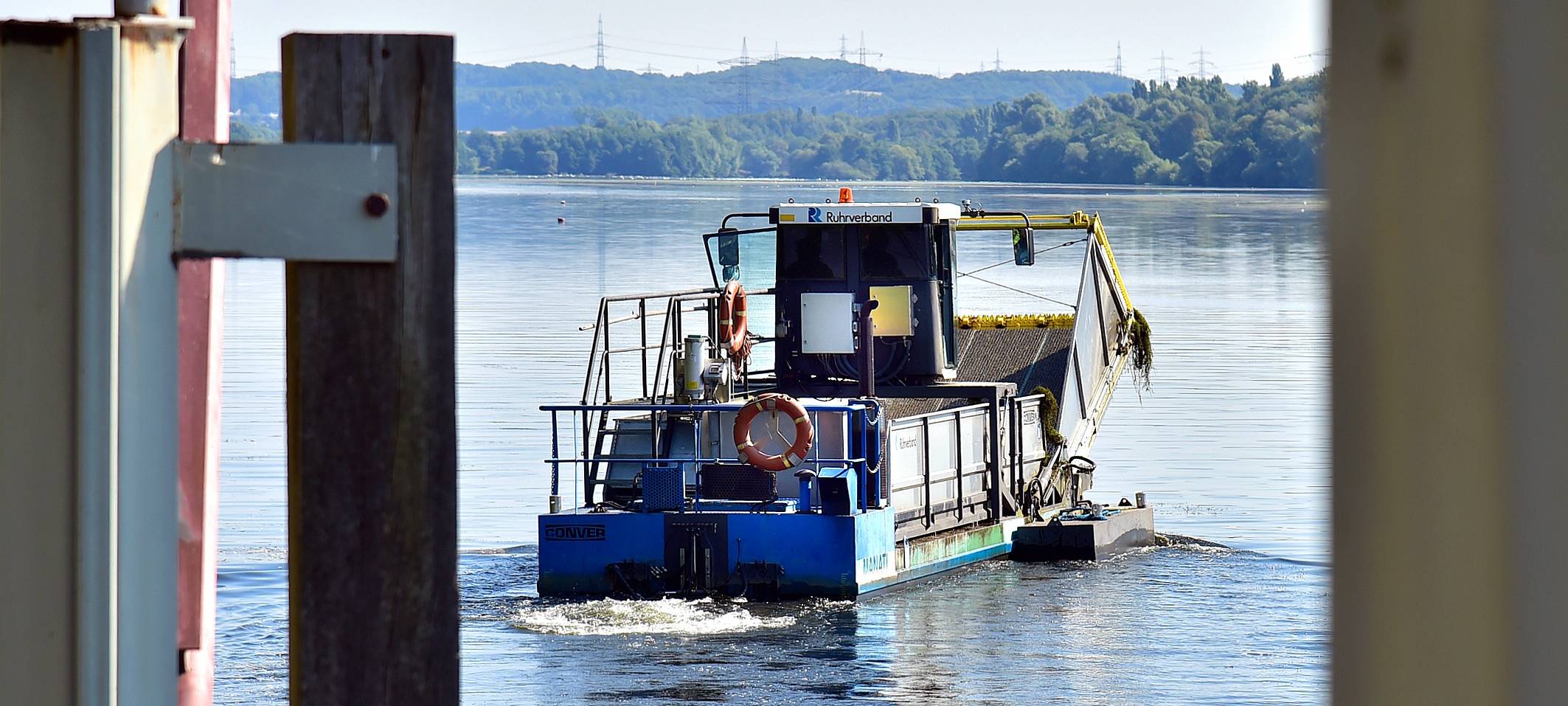 Kampf gegen Wasserpflanze in Bochum: Mähboot Manati soll bald fahren