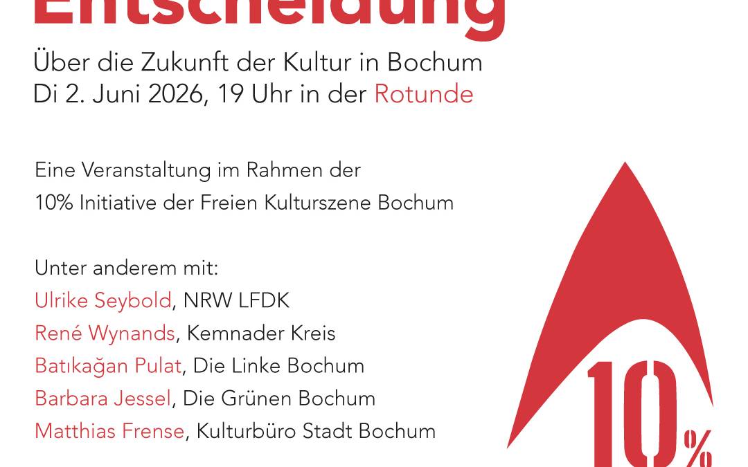 Freie Kulturszene in Bochum bangt um Zukunft