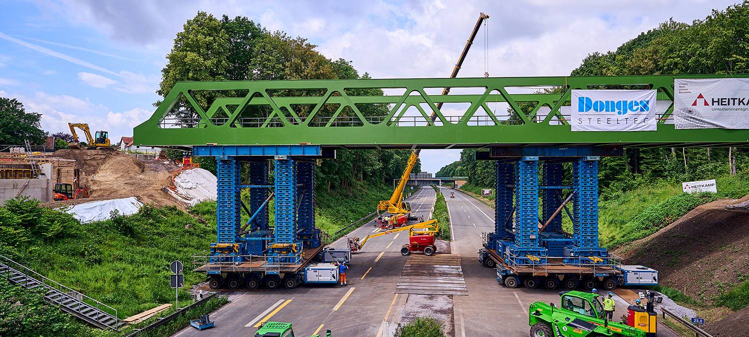 Neue Brücke für Lothringentrasse in Bochum
