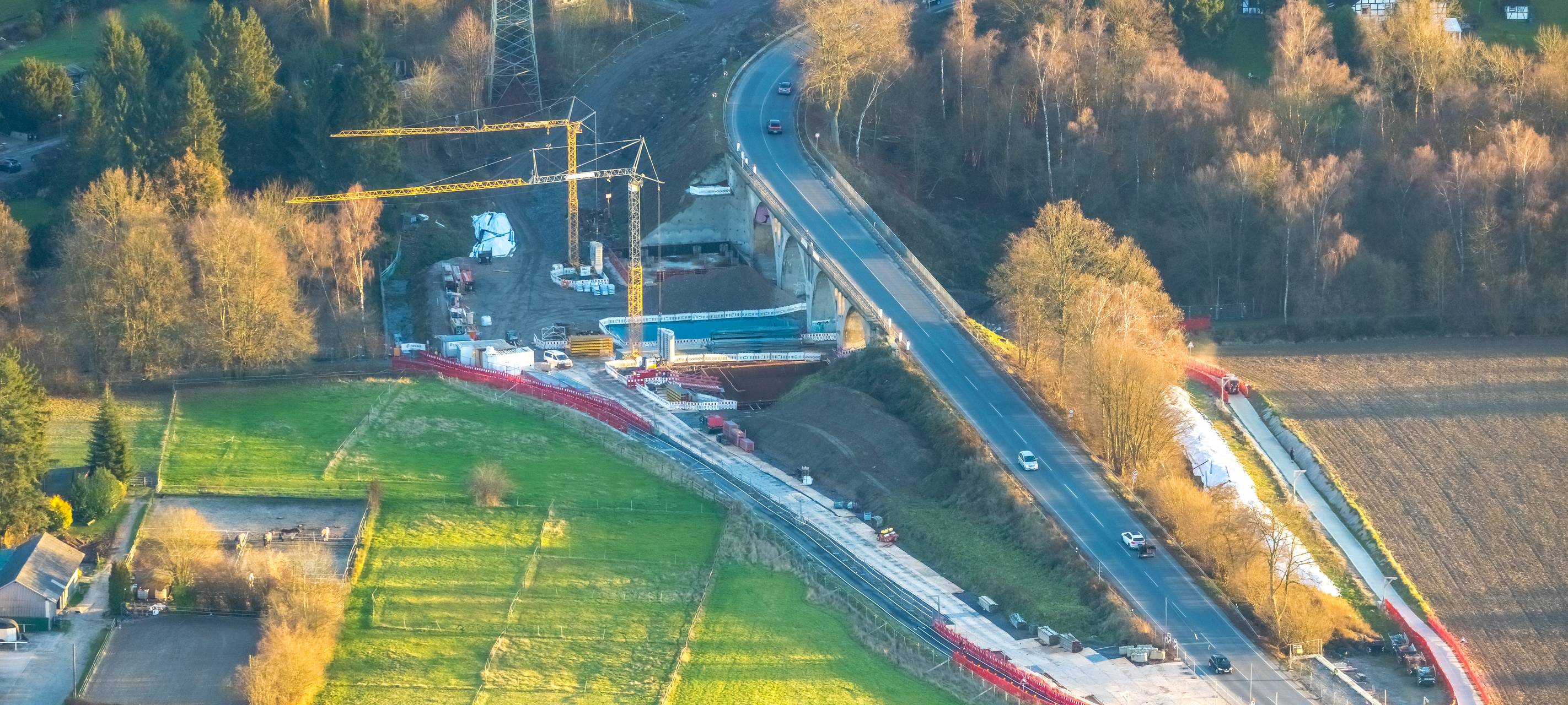 Sperrung auf der Springorum-Trasse in Bochum