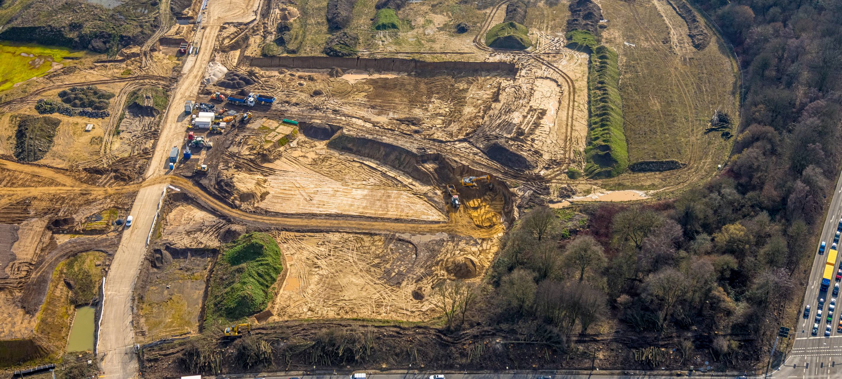 Bochum-Harpen: Archäologische Untersuchungen für neues Polizeipräsidium abgeschlossen