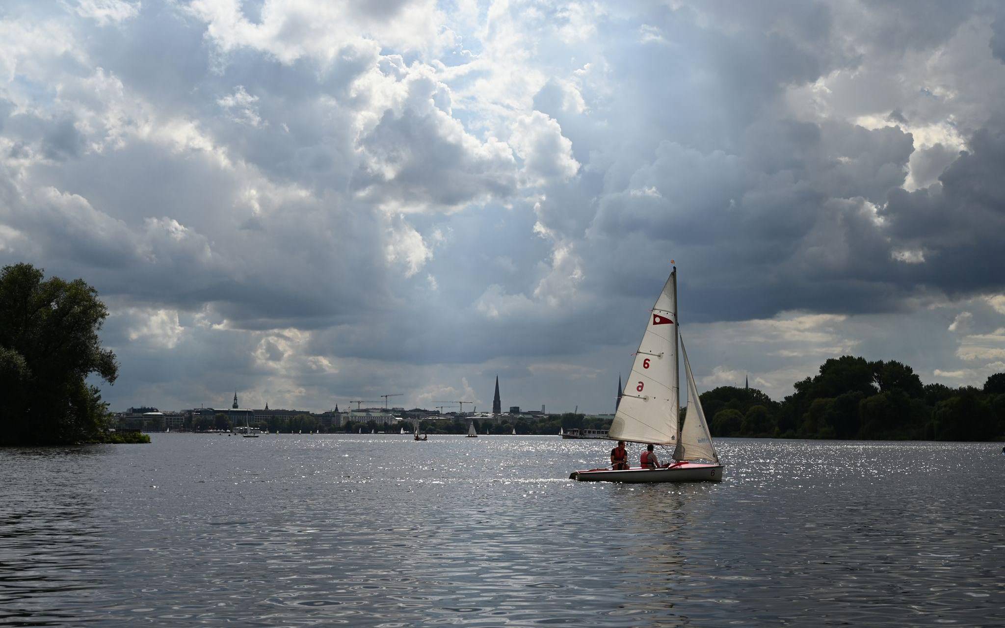Wechselhaftes Wetter in Hamburg