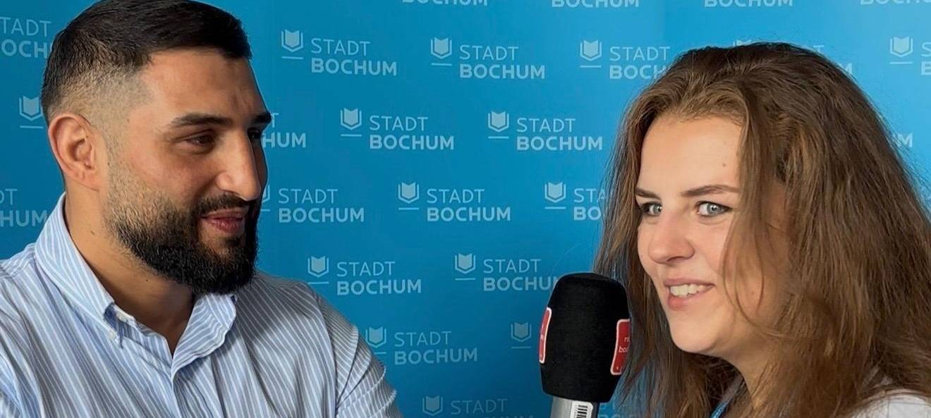 Boxweltmeister Agit Kabayel im Interview mit Radio Bochum Morgenmacherin Kira Kosthorst
