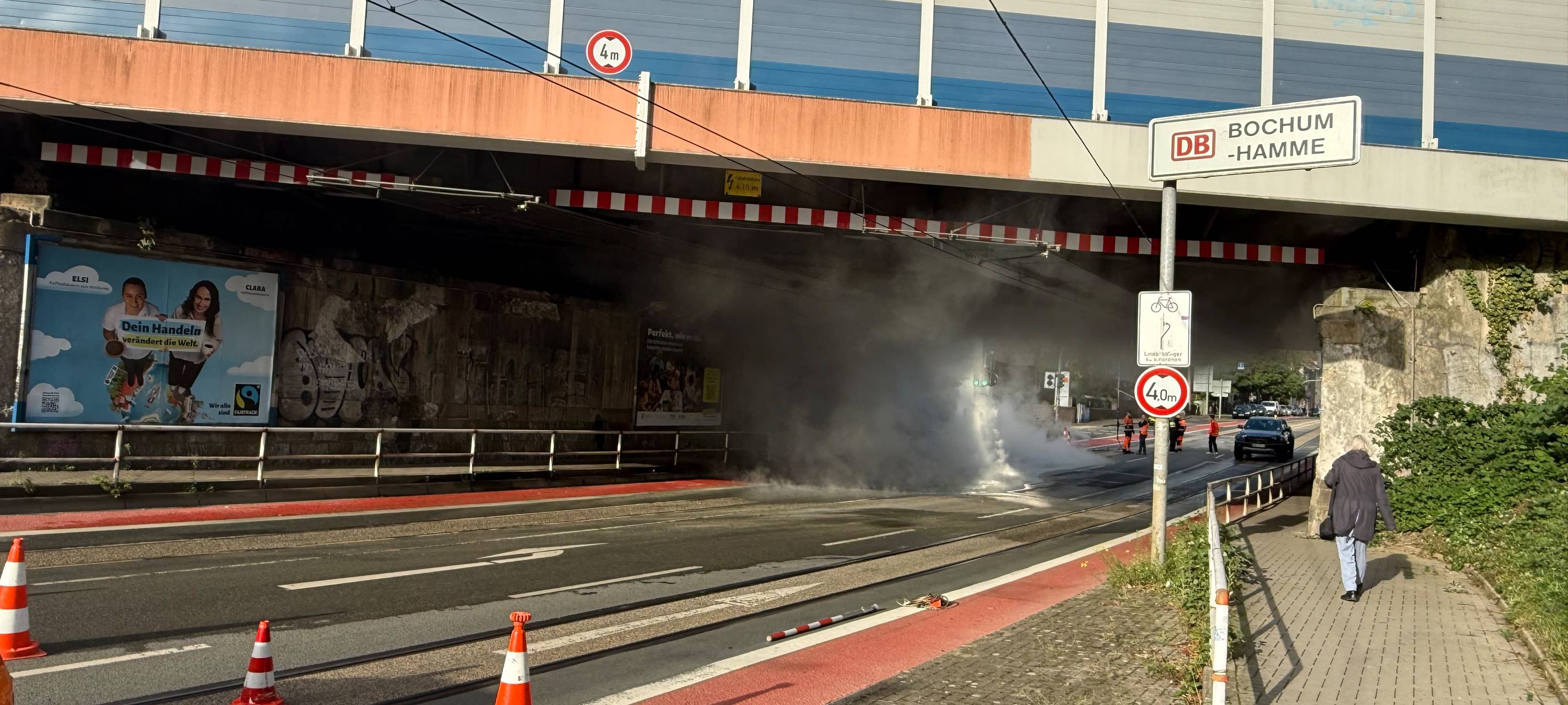 Fernwärmeleitung in Bochum kaputt: Vollsperrung der Dorstener Straße