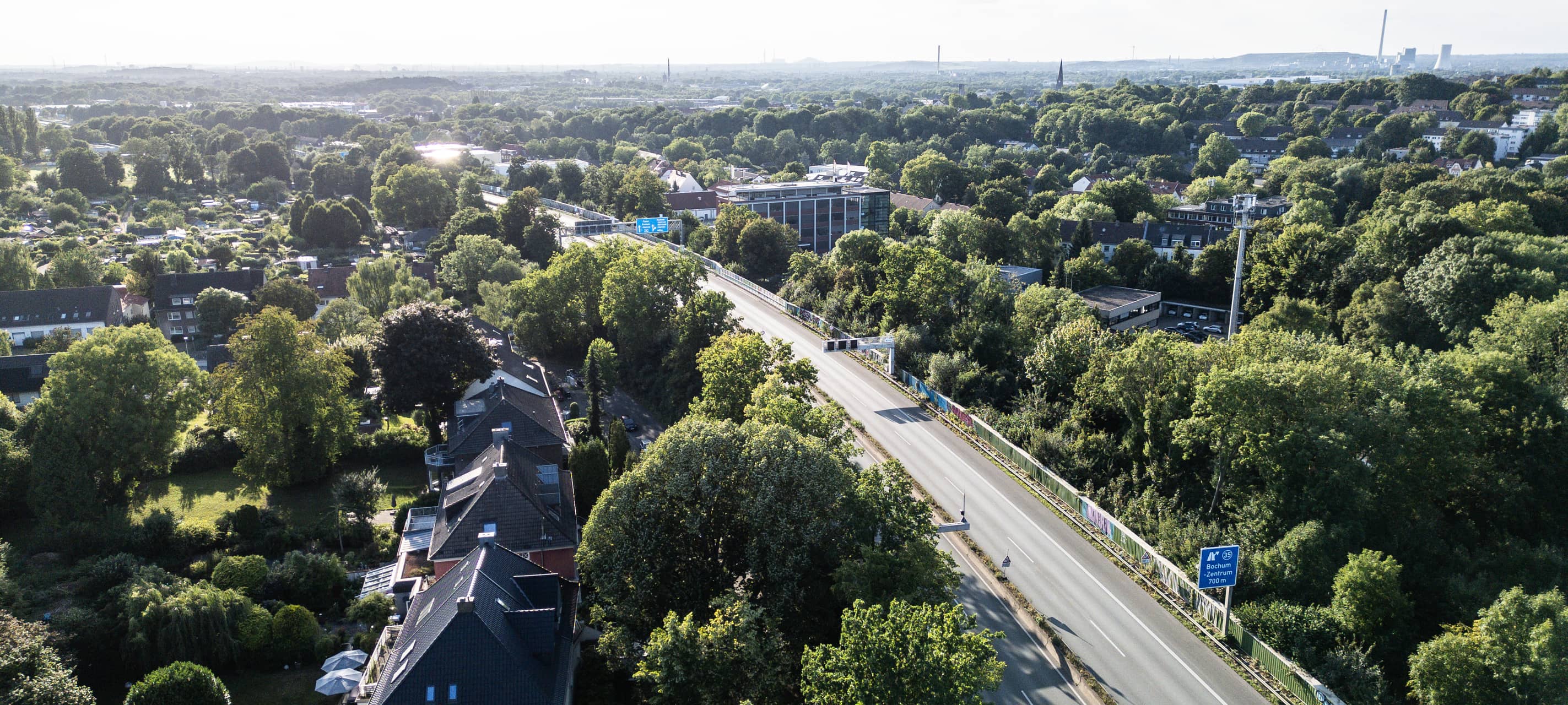 A40 in Bochum ab Freitagabend voll gesperrt
