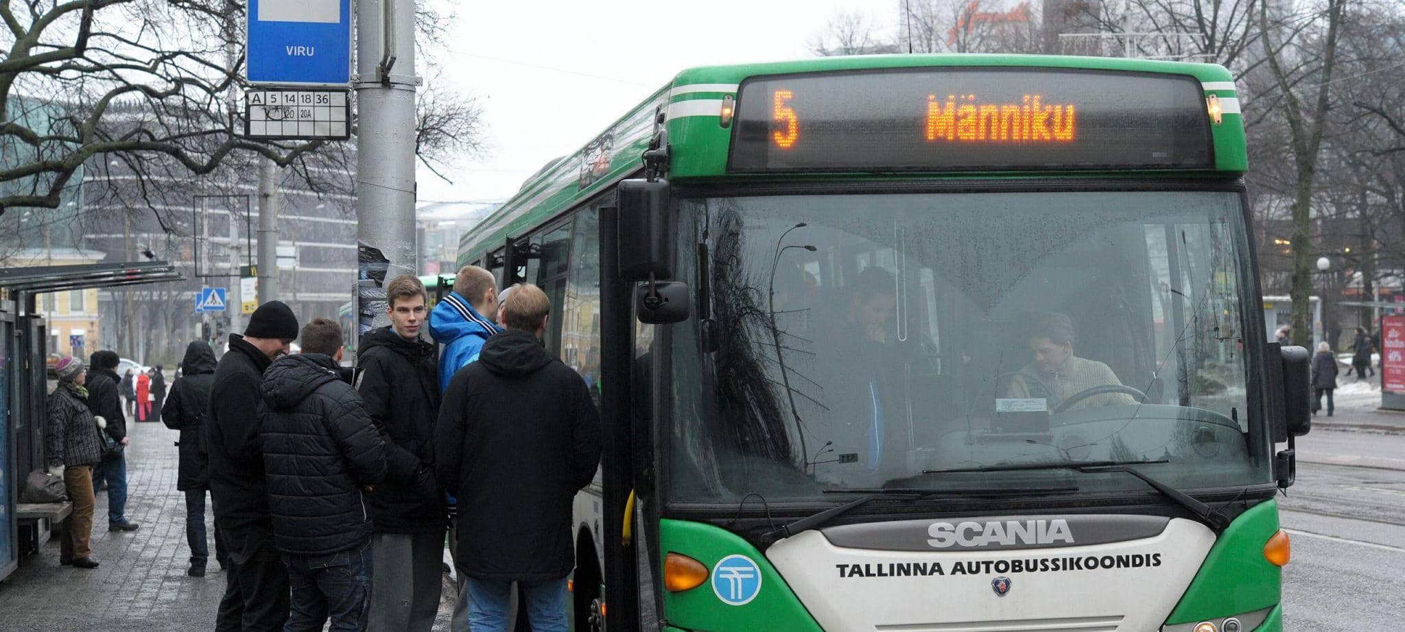 Bus in Tallinn