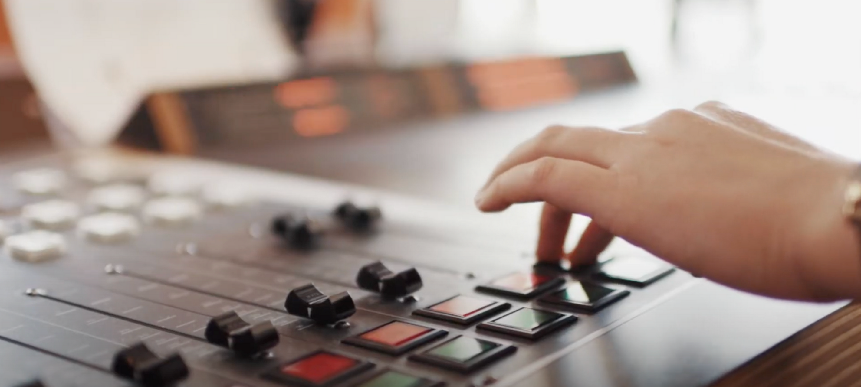 Radio Bochum Studio Pult