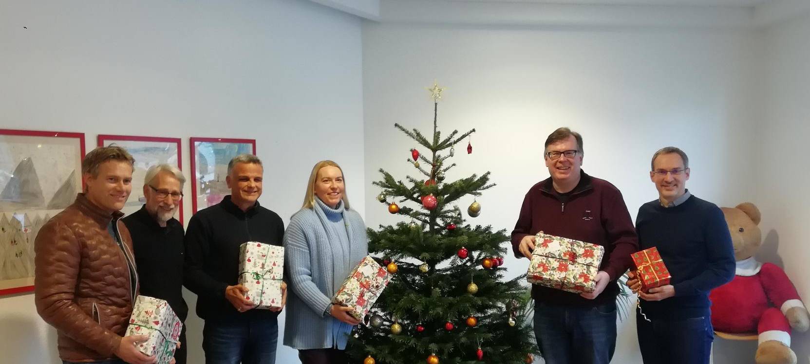 Die Organisatoren und Sponsoren der Weihnachtsbetreuung